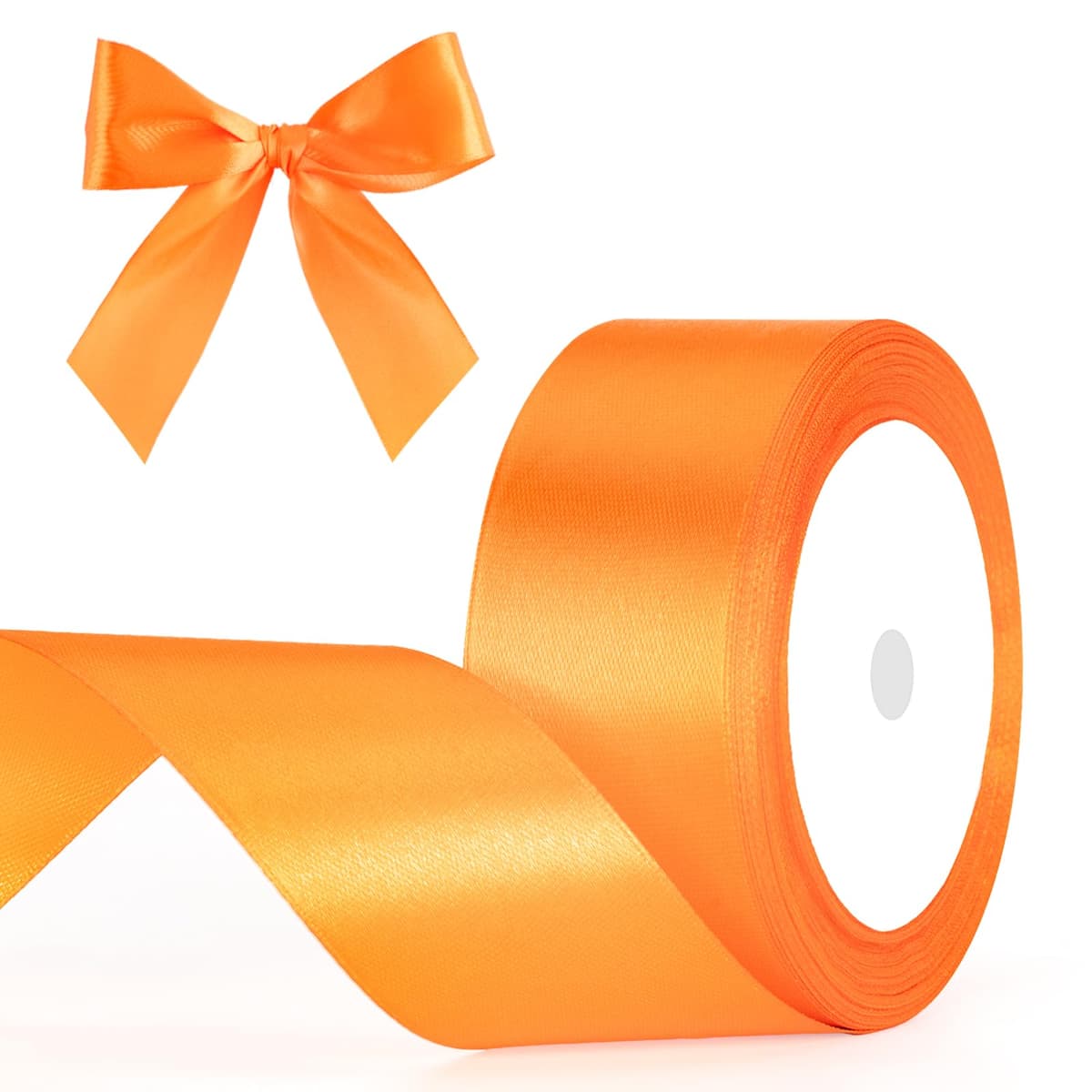 G2PLUS Baby Pink Satin Ribbons 10mm: Thick Fabric Gift Wrap Ribbons for Crafting, Party Decoration, 22m — view 46