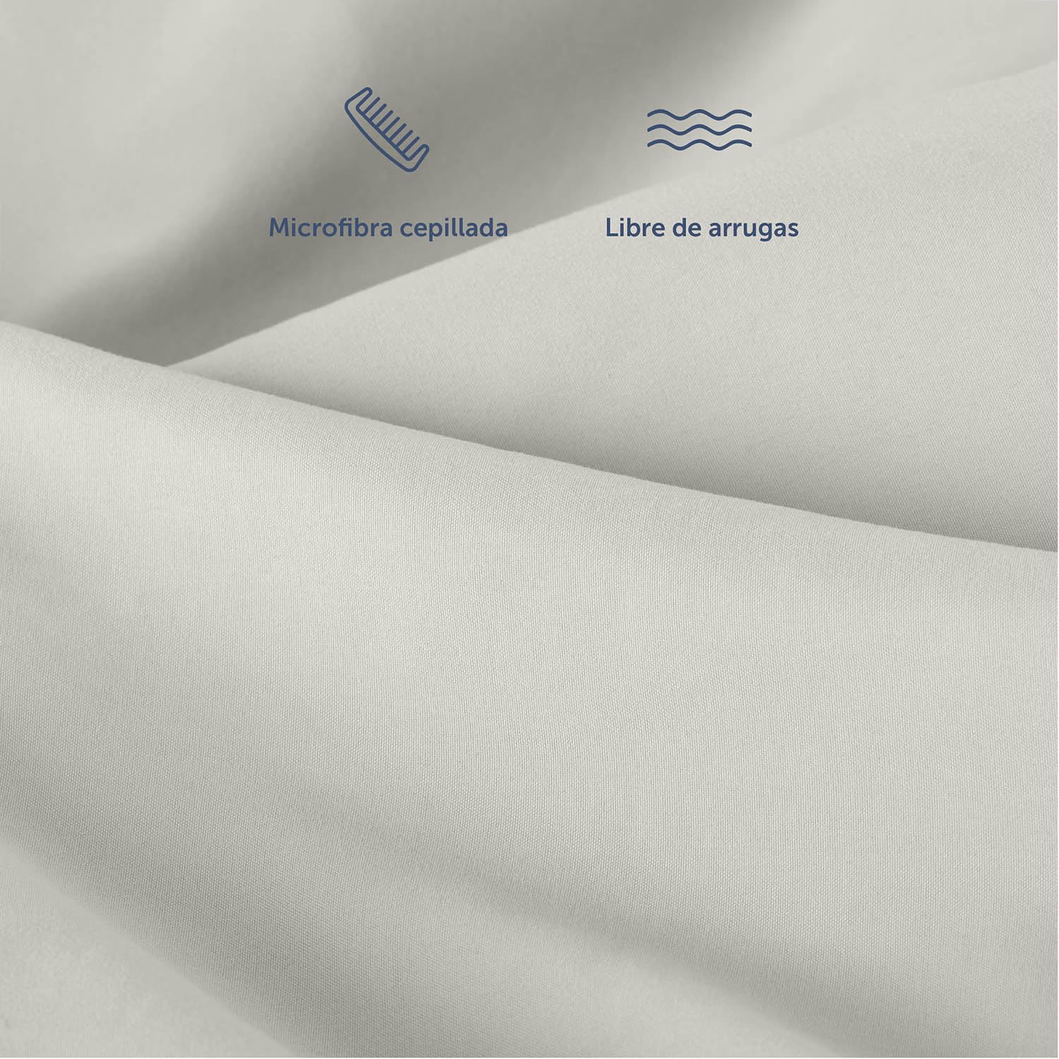 Blumtal Basics - Juego de 1 sábana Bajera de 150 x 200 cm, 150 x 200 cm, Microfibra, Suave, Resistente, Antiarrugas, con certificación Oeko-Tex Moonlight Grey — view 4
