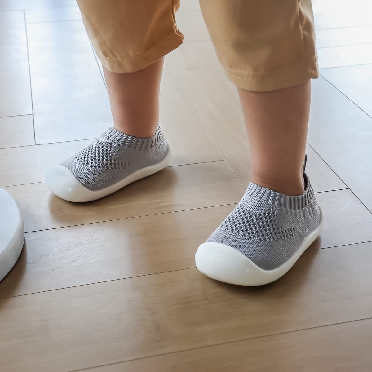 MK MATT KEELY Baby First Walking Shoes for Wide Feet Boys Girls Soft Mesh Breathable Sneakers for Toddler Infant — view 4
