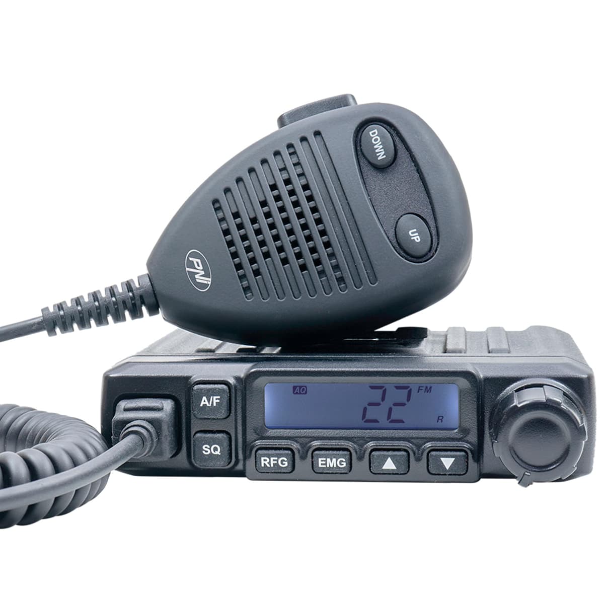 Radio CB PNI Escort HP 6500, Banda Ciudadana, multiestándar, 4W, 12V, ASQ, Ganancia RF, enchufe de mechero incluido, conmutador AM/FM solo para banda UE — view 2