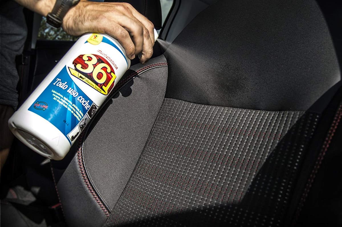 Sisbrill 361 Todo Uso Coche - Limpiador de Asientos, Tapicería, Salpicadero, Cuero, Mosquitos - Interior y Exterior del coche - 750 ml — view 6