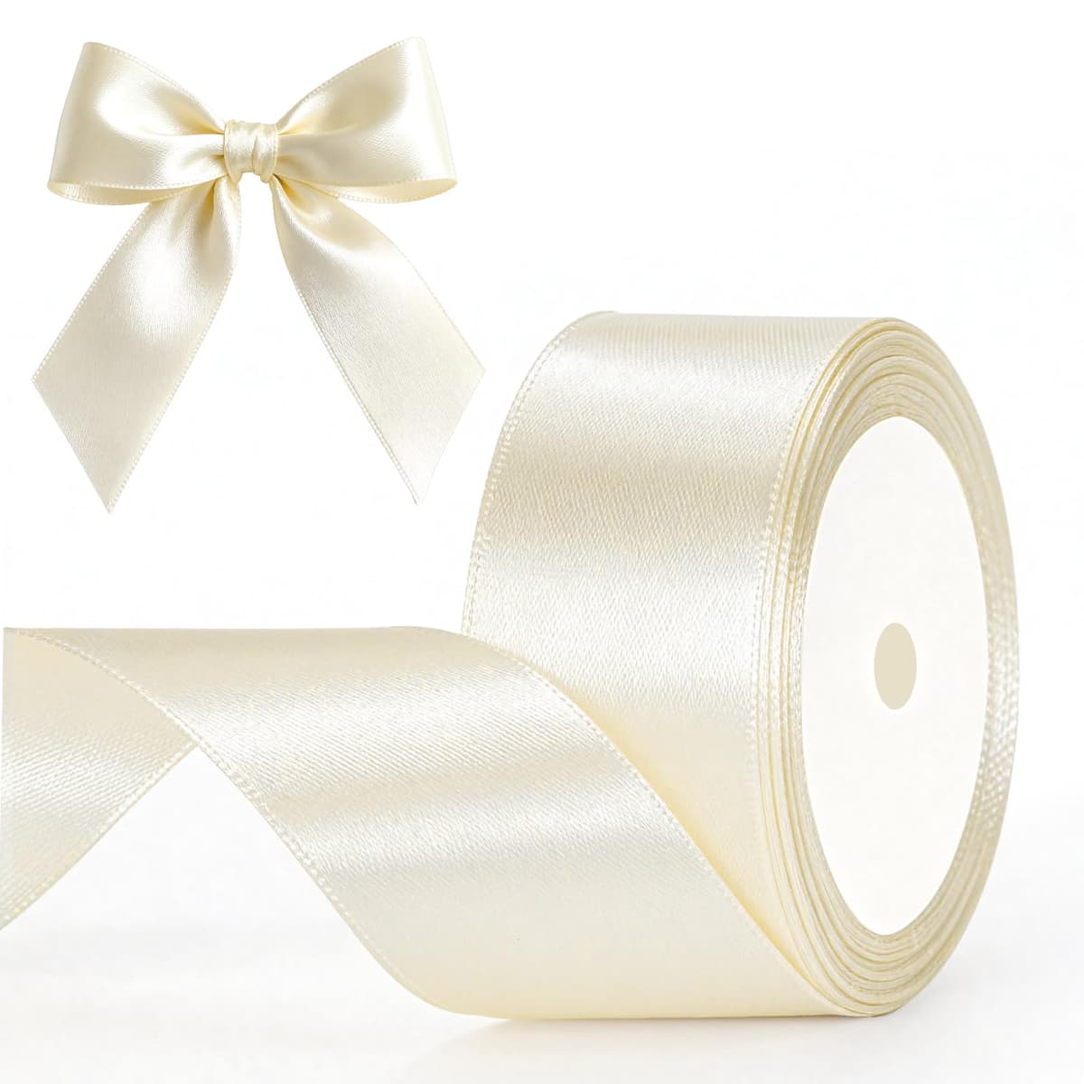 G2PLUS Baby Pink Satin Ribbons 10mm: Thick Fabric Gift Wrap Ribbons for Crafting, Party Decoration, 22m — view 39