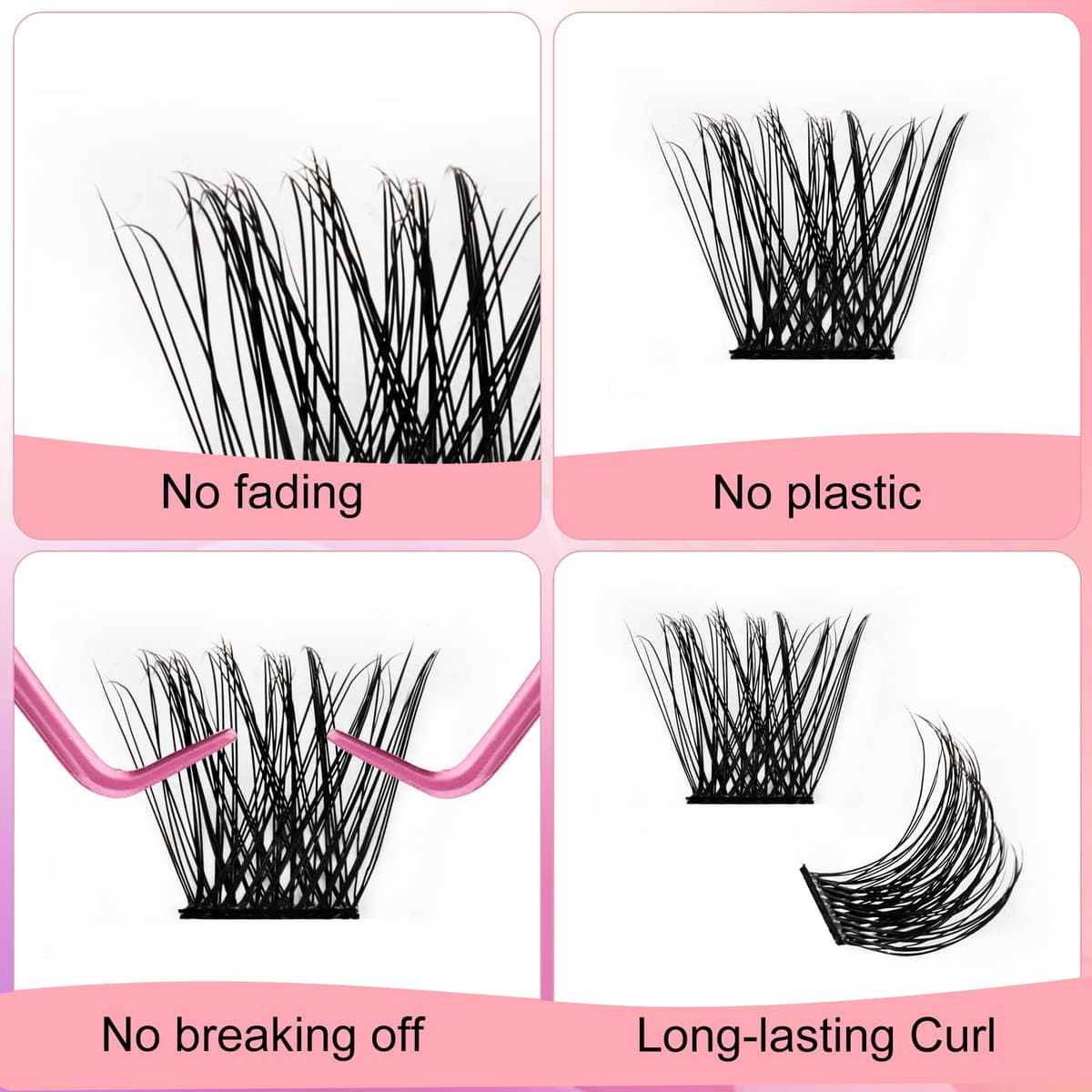 FADLASH Lash 120pcs 0.07mm D Curl 8-16mm 40D Mixed Trays Customizable DIY Eyelash Extensions for Beginners — view 7