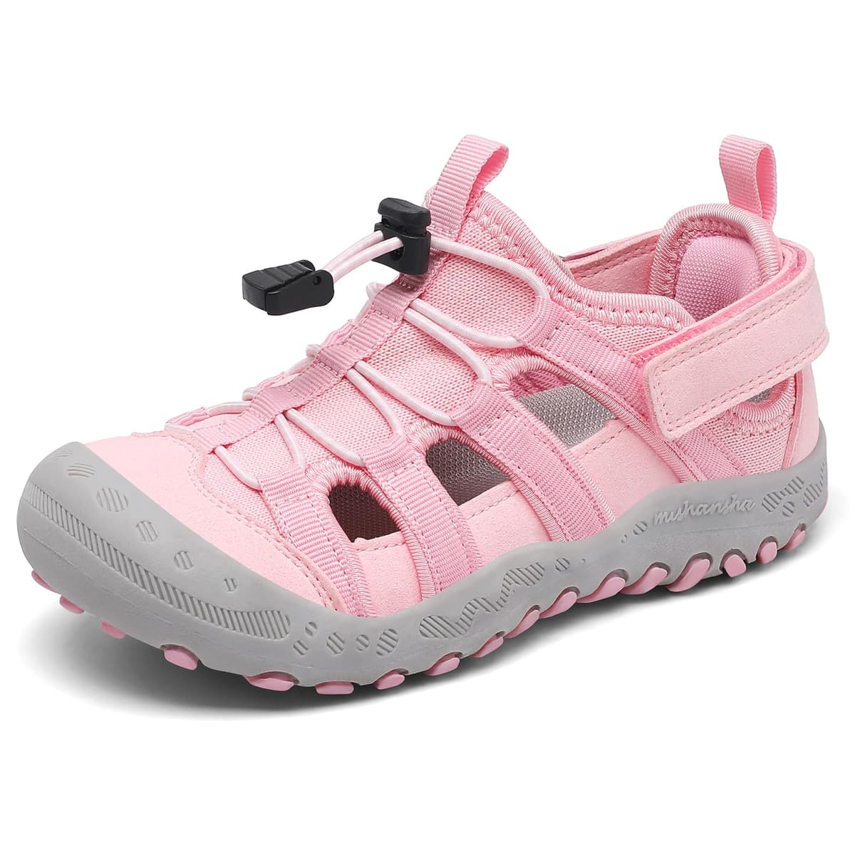 Mishansha Sandalias Deportivas para Niños con Puntera Cerrada Zapatos de Verano para Playa Senderismo Sandalias Tallas 26-38