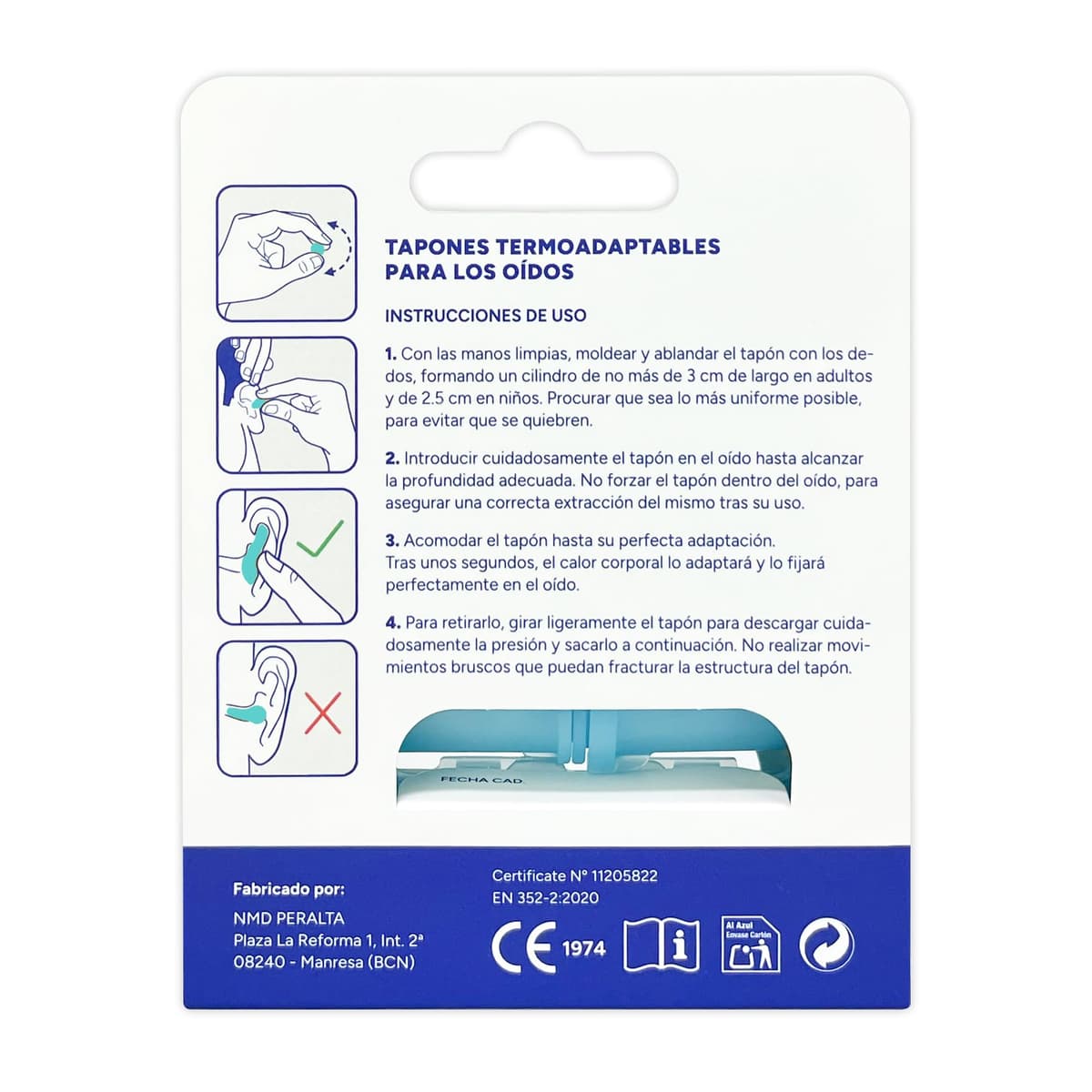 Tapones Oidos Natación | Tapones Natacion hombre mujer | Sellado Hermético | Reutilizables Hipoalergénicos | 6 tapones oídos piscina | Para Piscina, Surf, Buceo,Nadar,Agua | — view 7