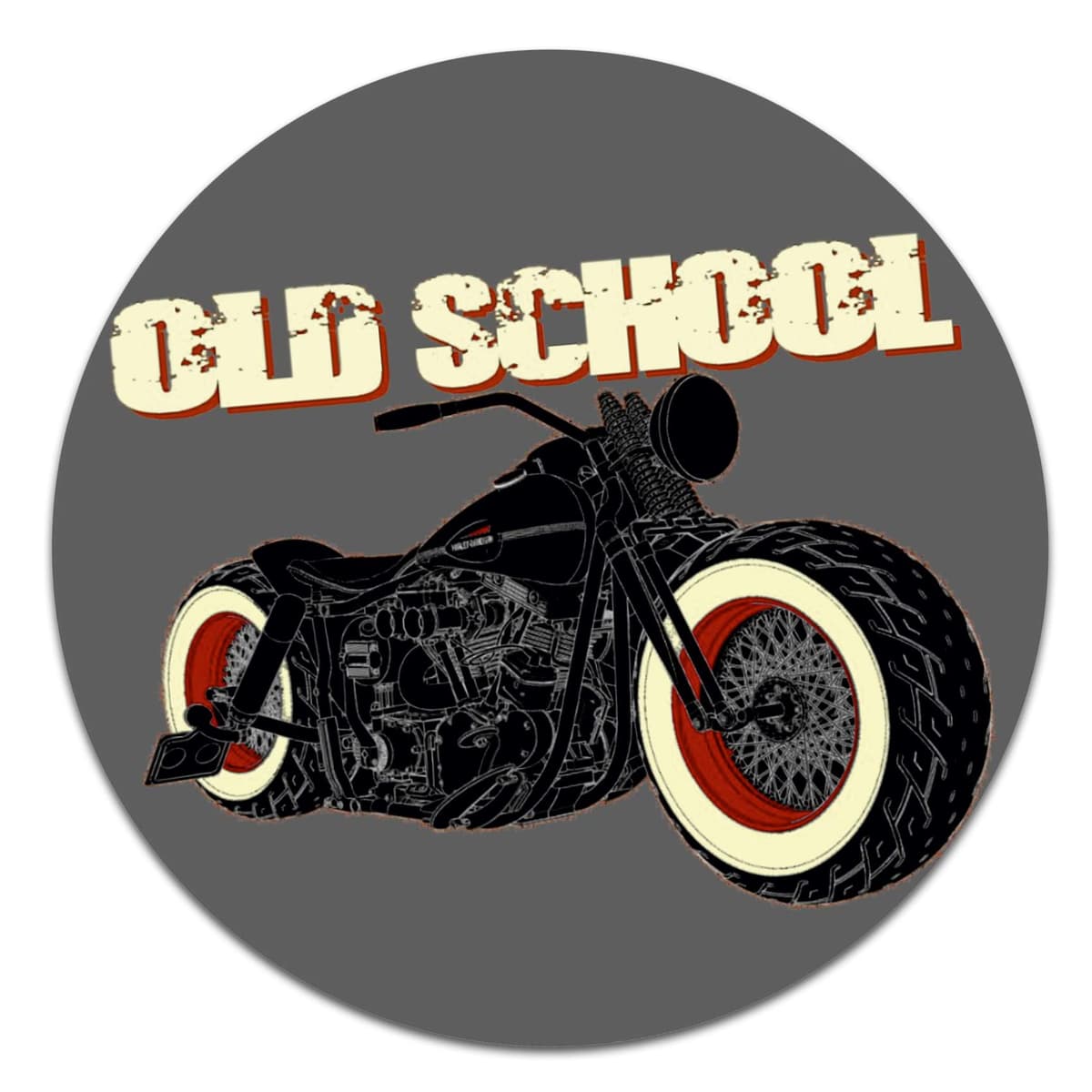 Finest-Folia Pegatina retro vintage Old School Ace Kult Rockabilly — view 56