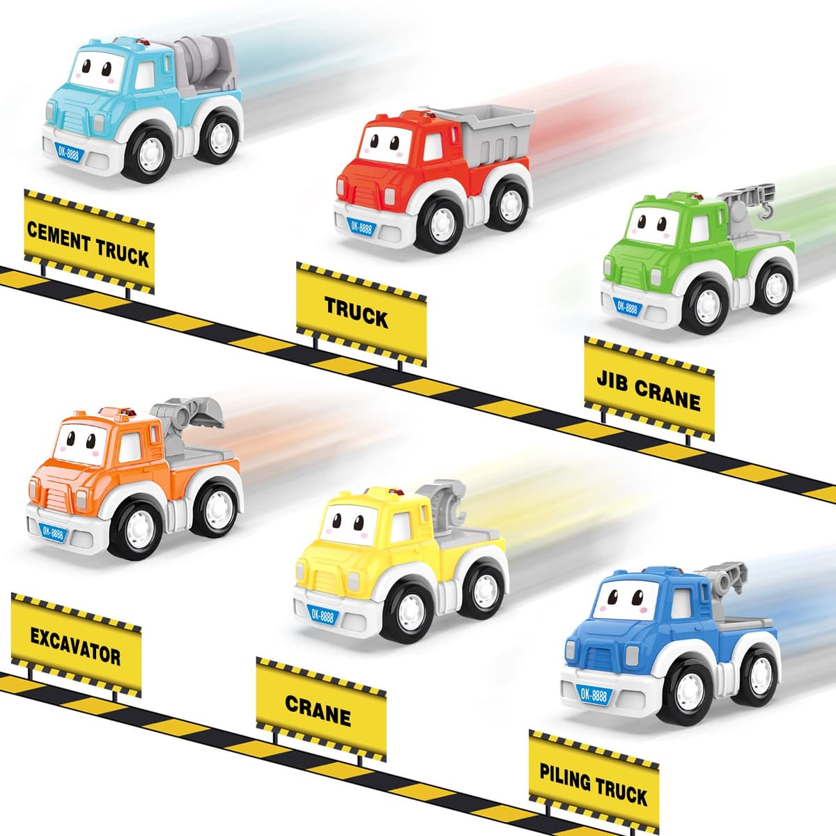 Camión de Juguetes - 7 en 1 Transportador Coches con Luces y Sonidos - Regalo para Niños 1-4 Años — view 5