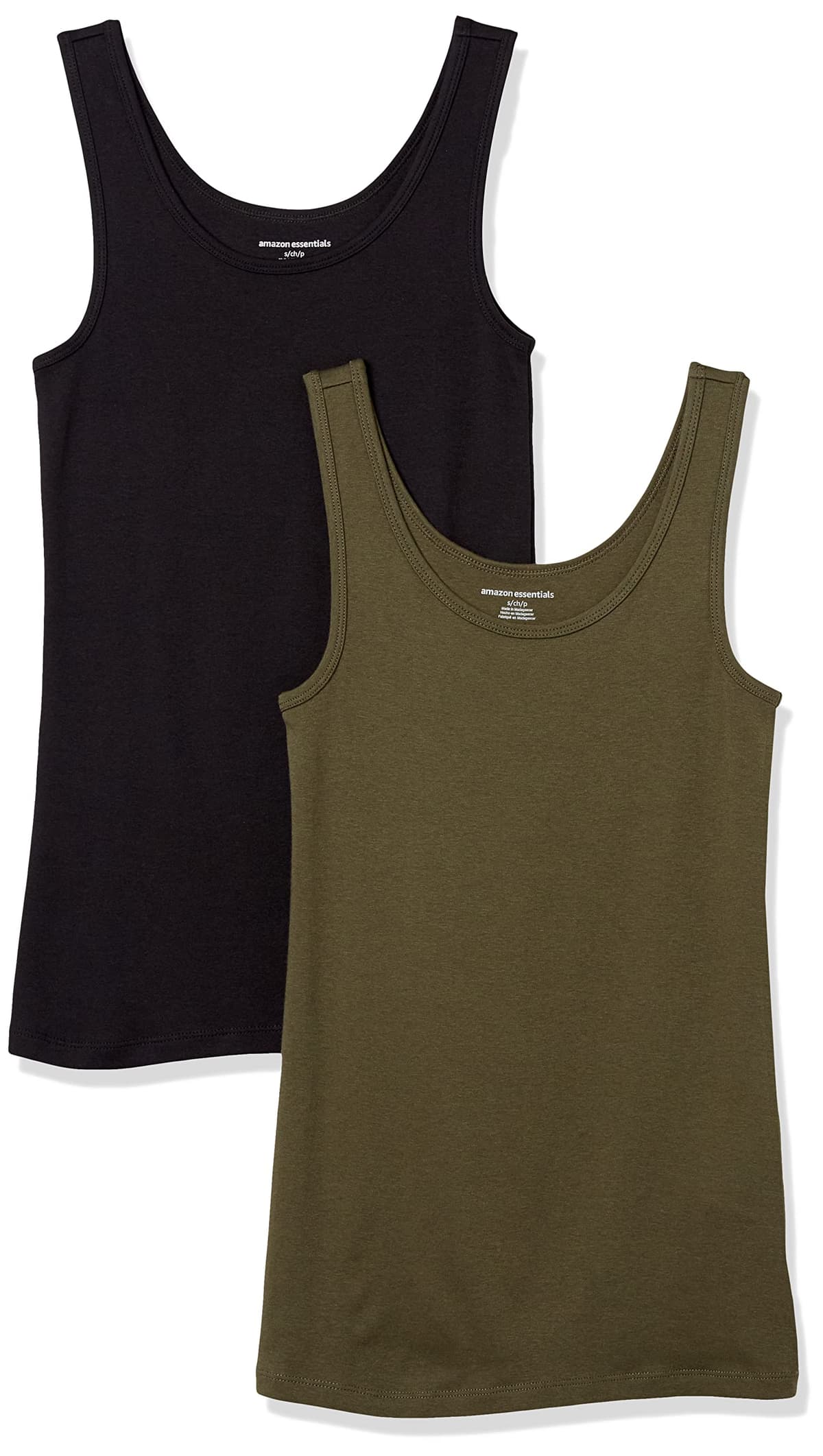 Amazon Essentials Women's Slim-Fit Vest, Pack of 2 — view 32