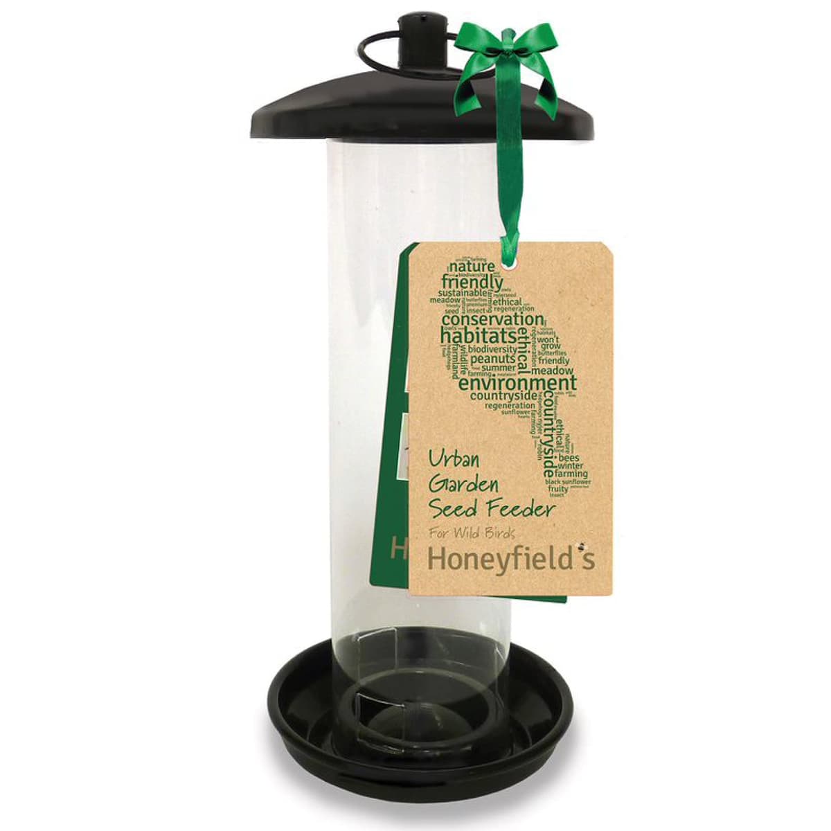 Honeyfield's 71485297 Wild Bird Urban Garden Sunflower Hearts Feeder Small, Black, 20.0 cm*11.2 cm*11.2 cm — view 4