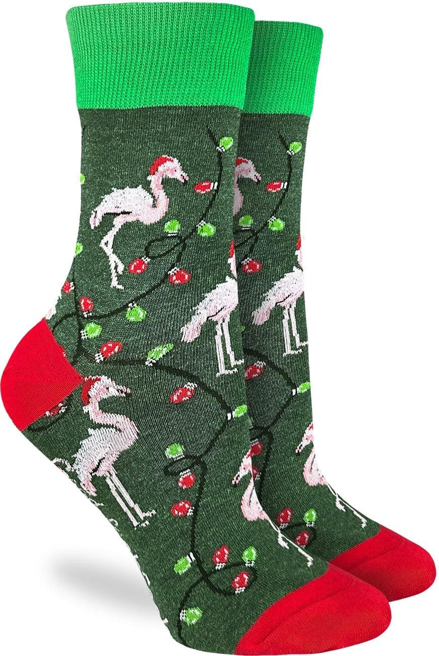 Good Luck Sock Women's Floral Dinosaurs Socks, Shoe Size 5-9 — view 196