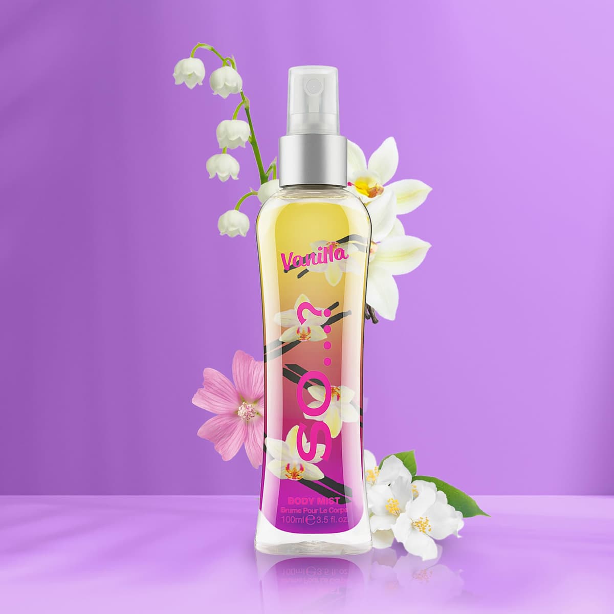 Body Mist By So…? Womens Vanilla Body Mist Fragrance Spray, Travel Size, 100 ml, 1 piece — view 4
