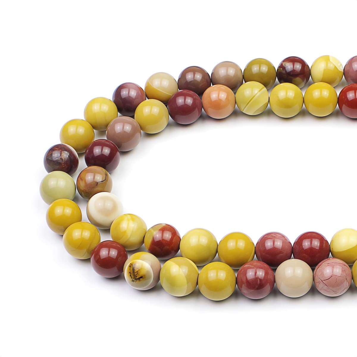 MJDCB 6mm 60 piezas Cuentas de Piedra Cuarzo Rosa Redondas Sueltas Piedras Semipreciosas Naturales para Hacer Joyas Pulseras Collares — view 22