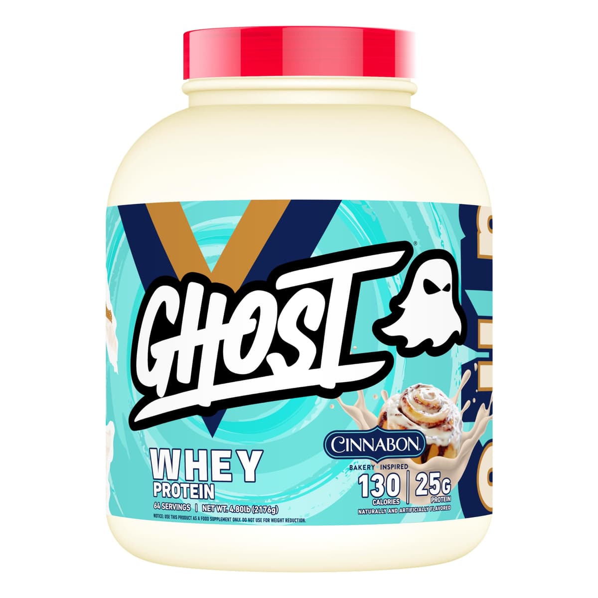 GHOST Whey Protein Powder, Nutter Butter - 2LB, 26G of Protein - Whey Protein Blend - ­Post Workout Fitness & Nutrition Shakes, Smoothies, Baking & Cooking - Cookie Pieces Inside — view 12