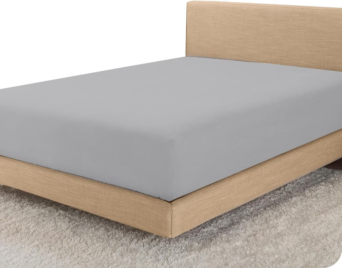 Linens World Egyptian Cotton Fitted Sheets King Size Breathable, Anti Wrinkle 30cm Deep Pocket 200 Thread Count Bed Sheets Bedding & Linen 152 X 200-CM White Bedding King Size Fitted Sheets — view 17