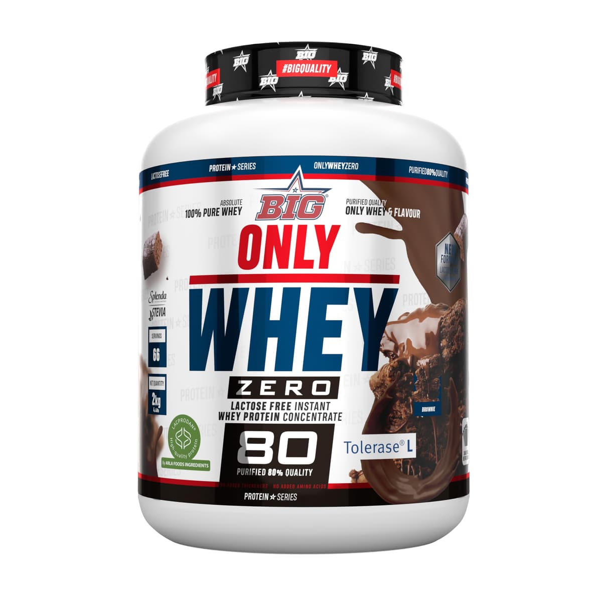BIG - Proteinas Whey - Proteina en Polvo para Desarrollo de Masa Muscular y Recuperación - Materia Prima Premium - Whey Protein Sin Lactosa, Sin Azúcar, Sin Grumos (1Kg, Cacaolat) — view 14