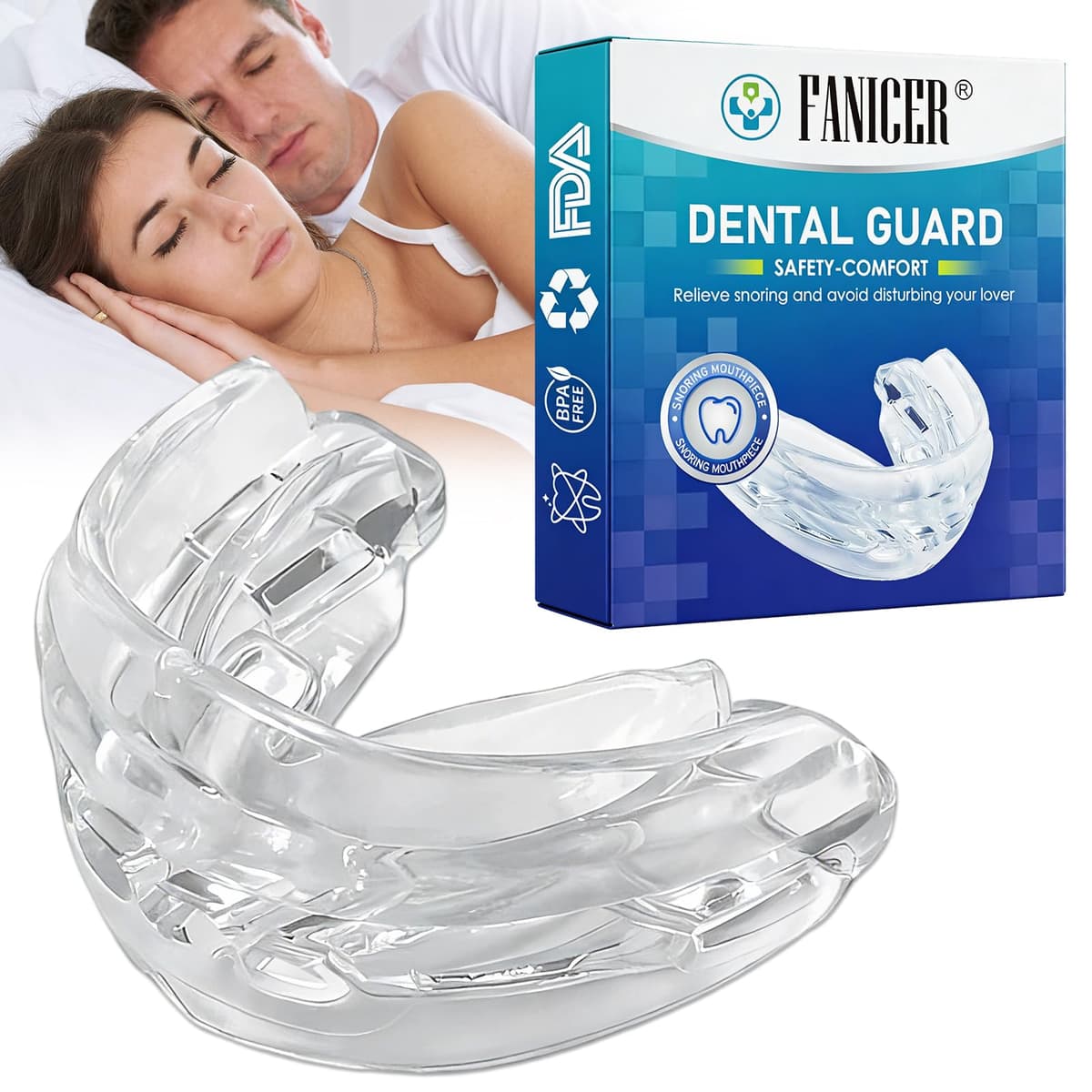 Férula Protección Nocturna, Protector Antironquidos Y Bruxismo, Automoldeable, Adapta Contorno Dental, Reduce Interferencias Ruido, Mejora Descanso — view 2
