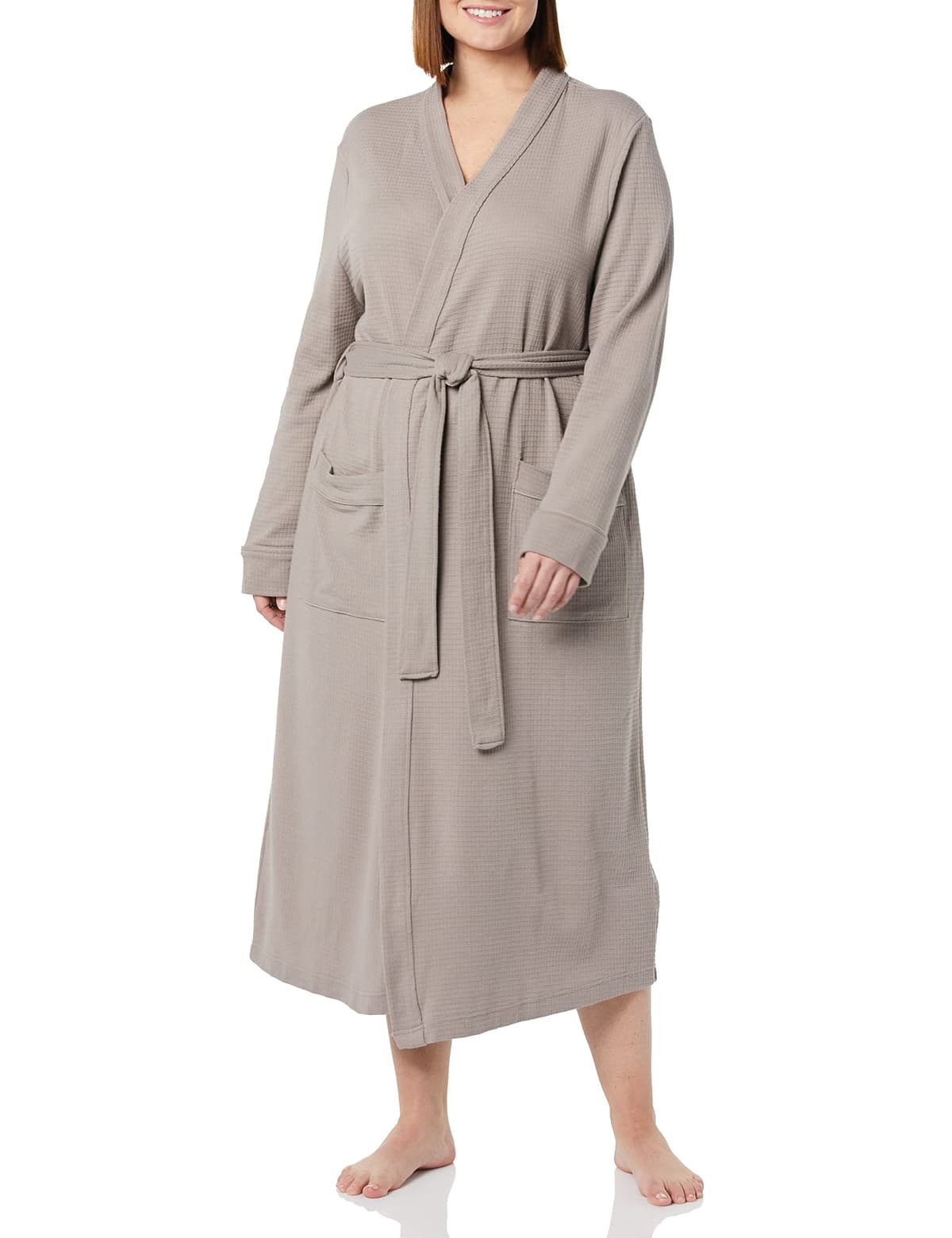 Amazon Essentials Women's Lightweight Waffle Full-Length Robe (Available in Plus Size) — view 19