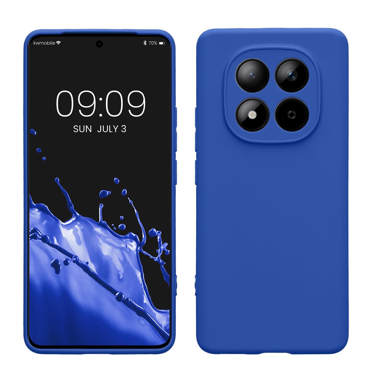kwmobile Carcasa Compatible con Xiaomi Redmi Note 14 Pro 5G / Poco X7 Funda - Funda Ultrafina de TPU con Bordes elevados - Lavanda Metalizado — view 121