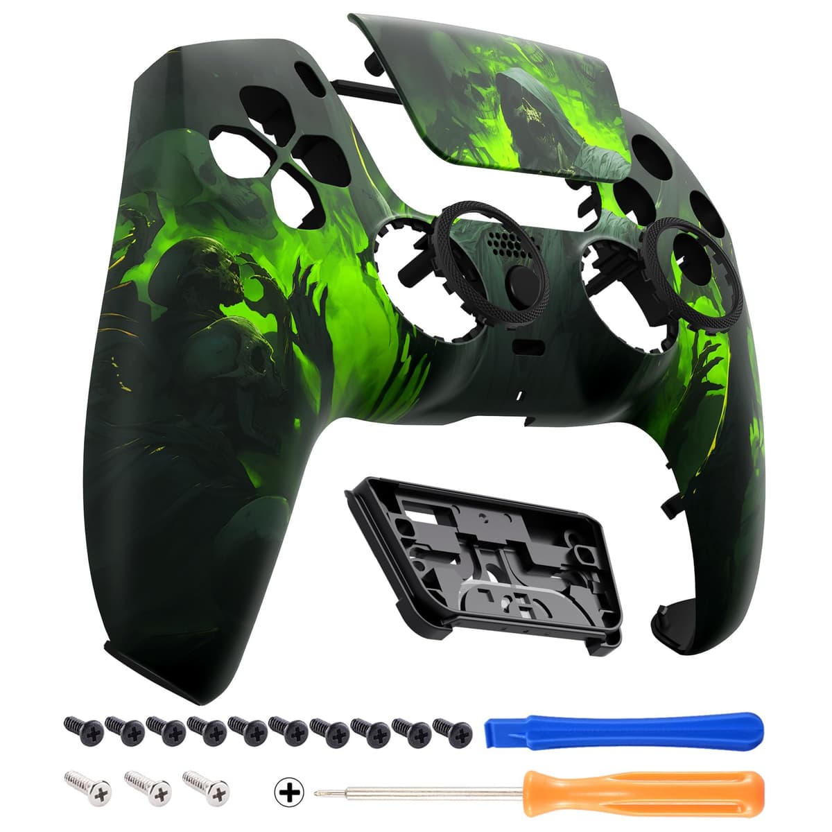eXtremeRate Luna Rediseñado Carcasa Frontal con Panel Táctil Compatible con ps5 BDM-010 BDM-020 BDM-030 BDM-040 Carcasa Delantera Placa Frontal Funda Portectora Compatible con ps5(Efectivo de $100) — view 18