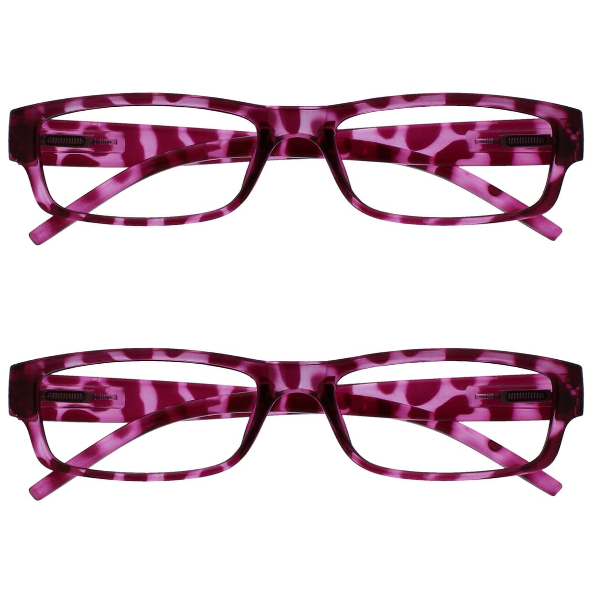 OPULIZE Ace Gafas De Lectura Negro Ligero Cómodo Lectores Valor Pack 2 Hombres Mujeres RR32-1 +1,50 — view 13