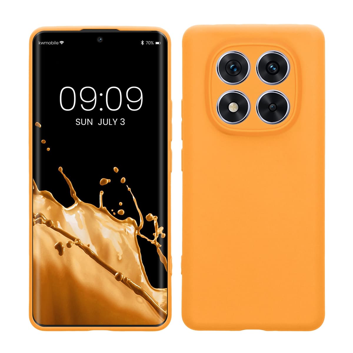 kwmobile Carcasa Compatible con Xiaomi Redmi Note 14 Pro 5G / Poco X7 Funda - Funda Ultrafina de TPU con Bordes elevados - Lavanda Metalizado — view 143
