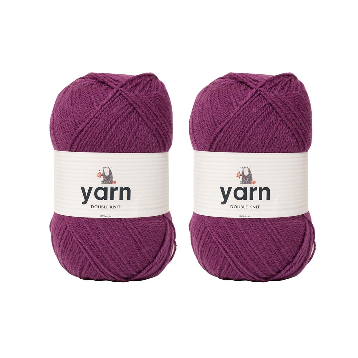 Korbond DK Beige Yarn - 100g Acrylic Wool - Lightweight, Hypoallergenic & Durable Double Knit Crochet Yarn Knitting Wool (290m Total) — view 64