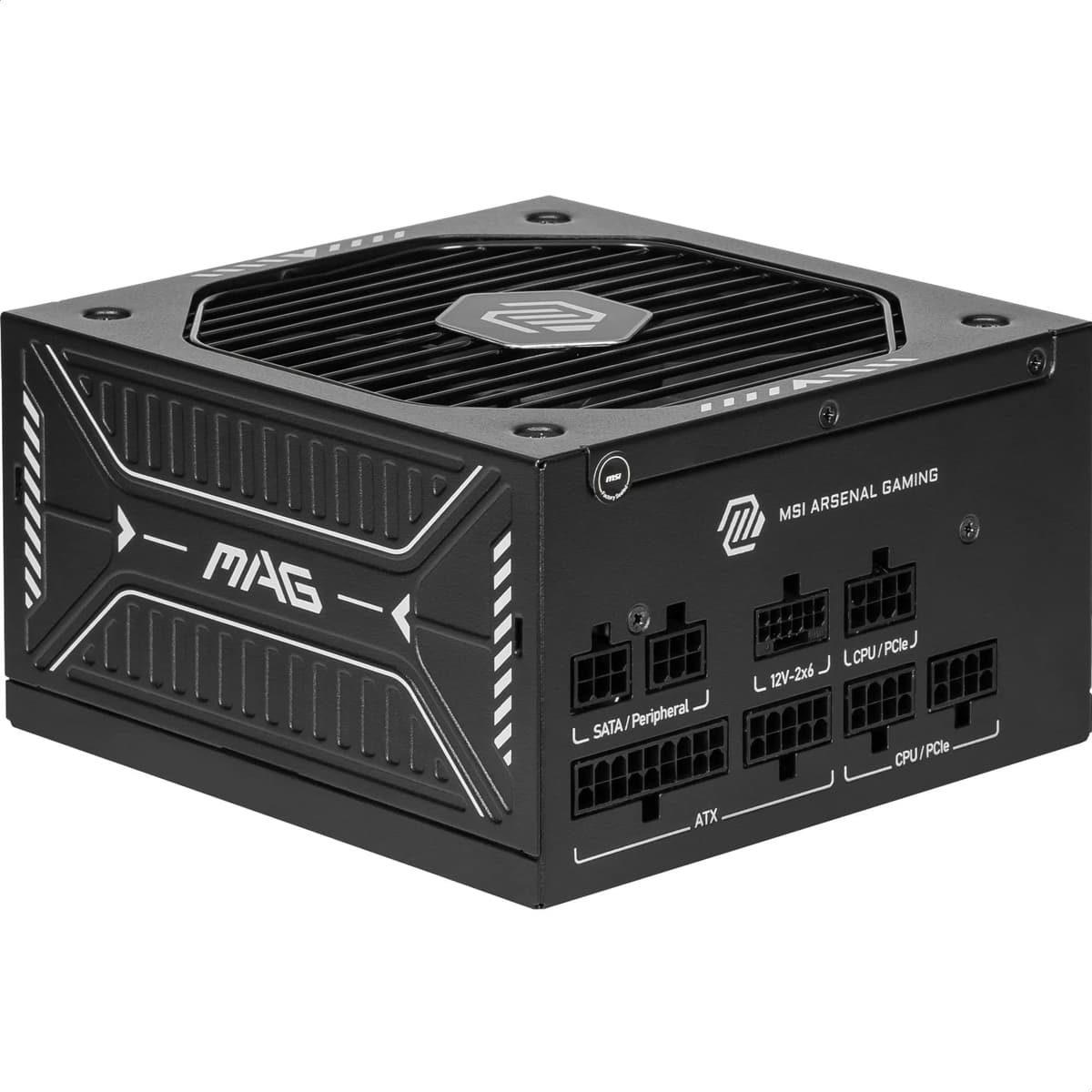 MSI MAG A750GL PCIE5 Power Supply Unit, 750W, 80 Plus Gold, Fully Modular, ATX 3.0, PCIe 5.0 GPU Support, 120mm FDB Fan, Full-Bridge LLC, Flat Black Cables - 7 Year Warranty — view 27