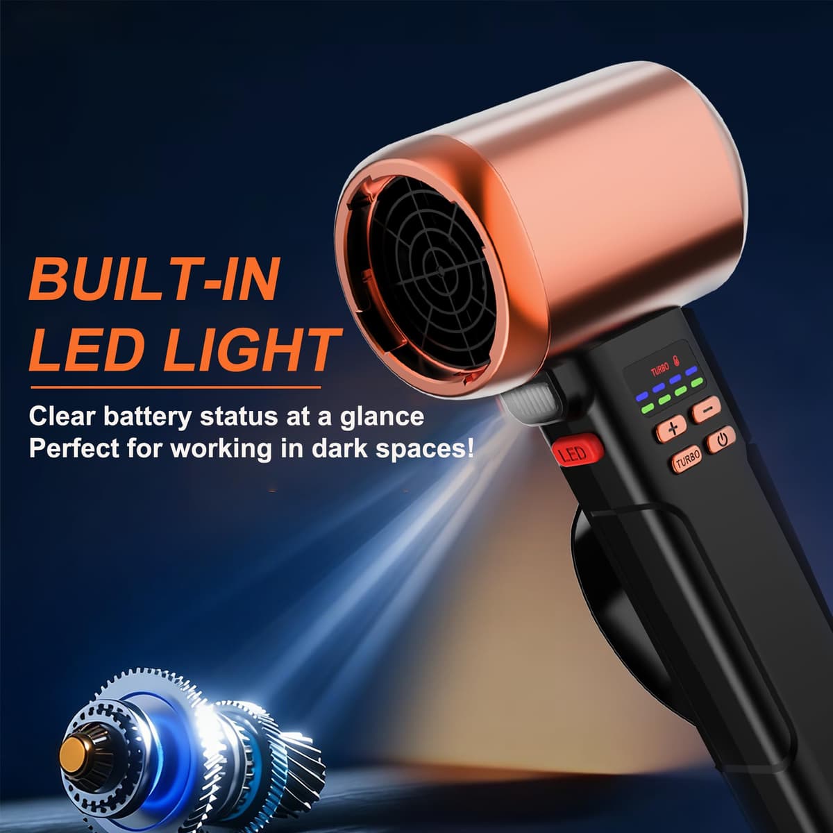 730PRO Car Dryer Air Blower Cordless — view 5
