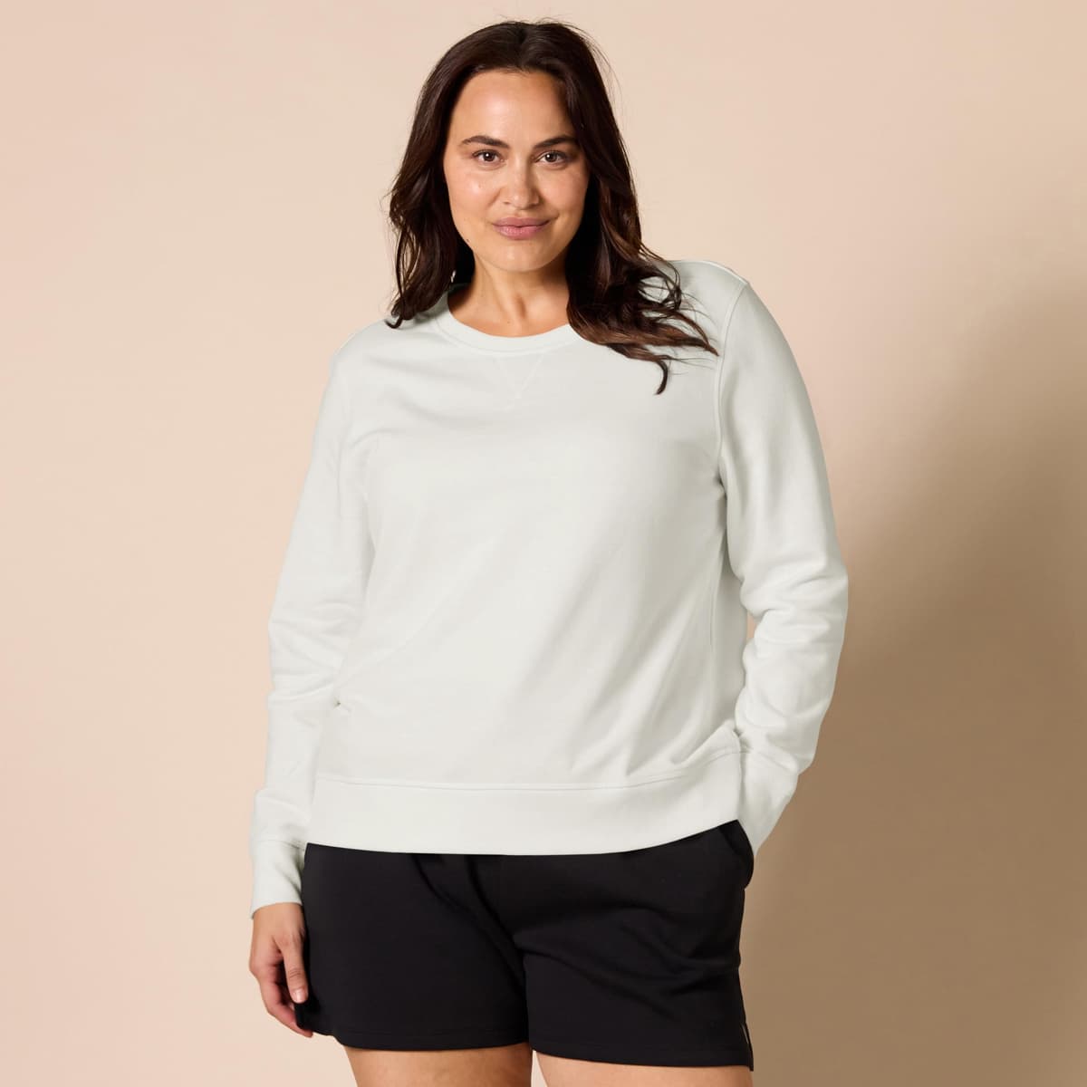 Amazon Essentials Mujer Sudadera con Cuello Redondo de Forro Polar (Disponible en Tallas Grandes) — view 178