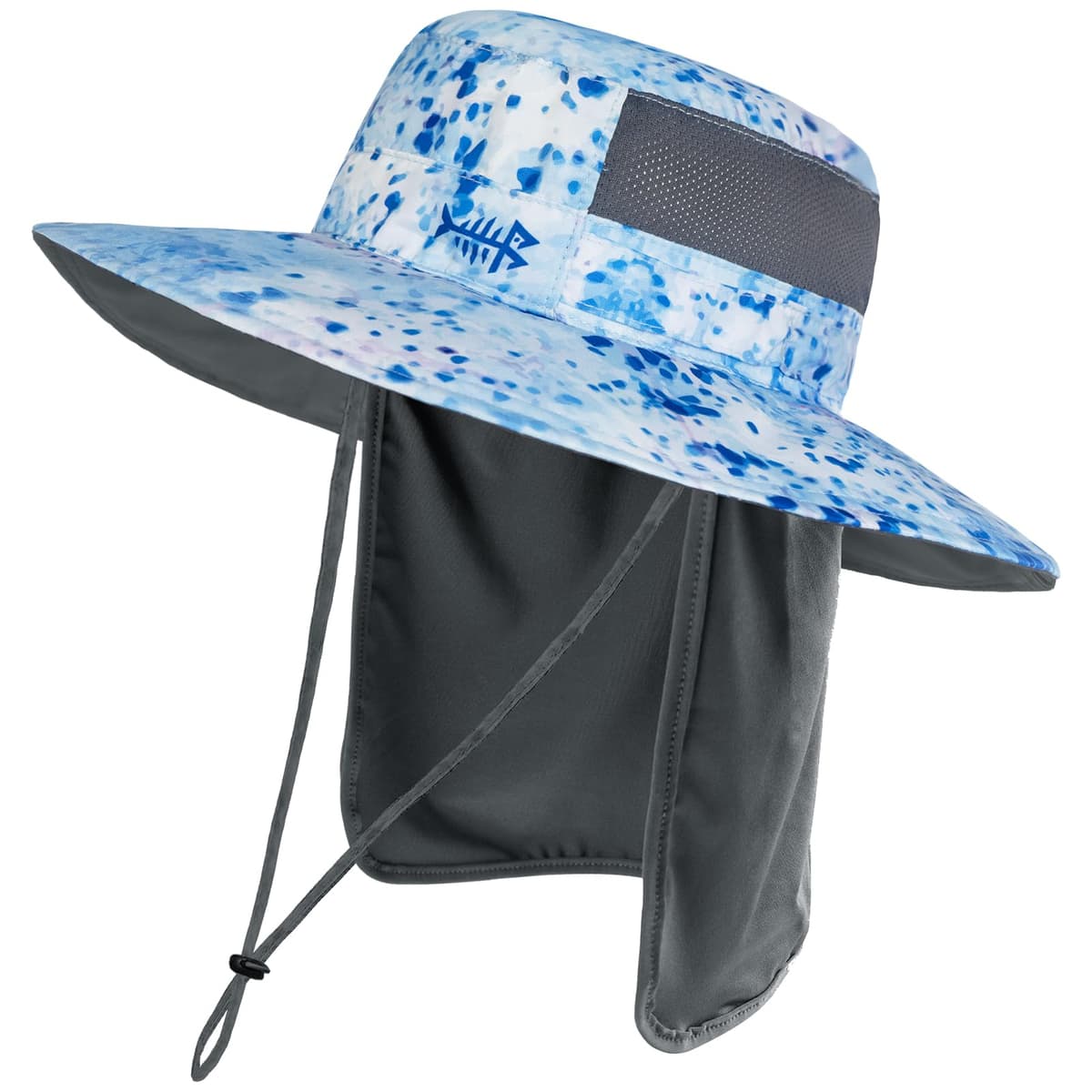 Bassdash UPF 50+ Sombrero de Pesca Solar Resistente al Agua con Solapa de Cuello Desmontable — view 8