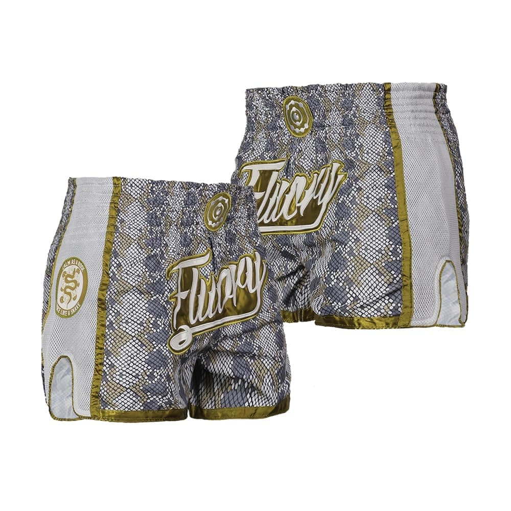 FLUORY Muay Thai Shorts, MMA Fight Shorts Ropa de Entrenamiento Jaula Lucha Grappling Artes Marciales Kickboxing Shorts Ropa — view 33
