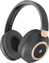 Rebocico Active Noise Cancelling Headphones, 100H Playtime Headphones Wireless Bluetooth, with Microphone, Over- Ear Deep Bass,Fast Charging for Travel,Office,Home
