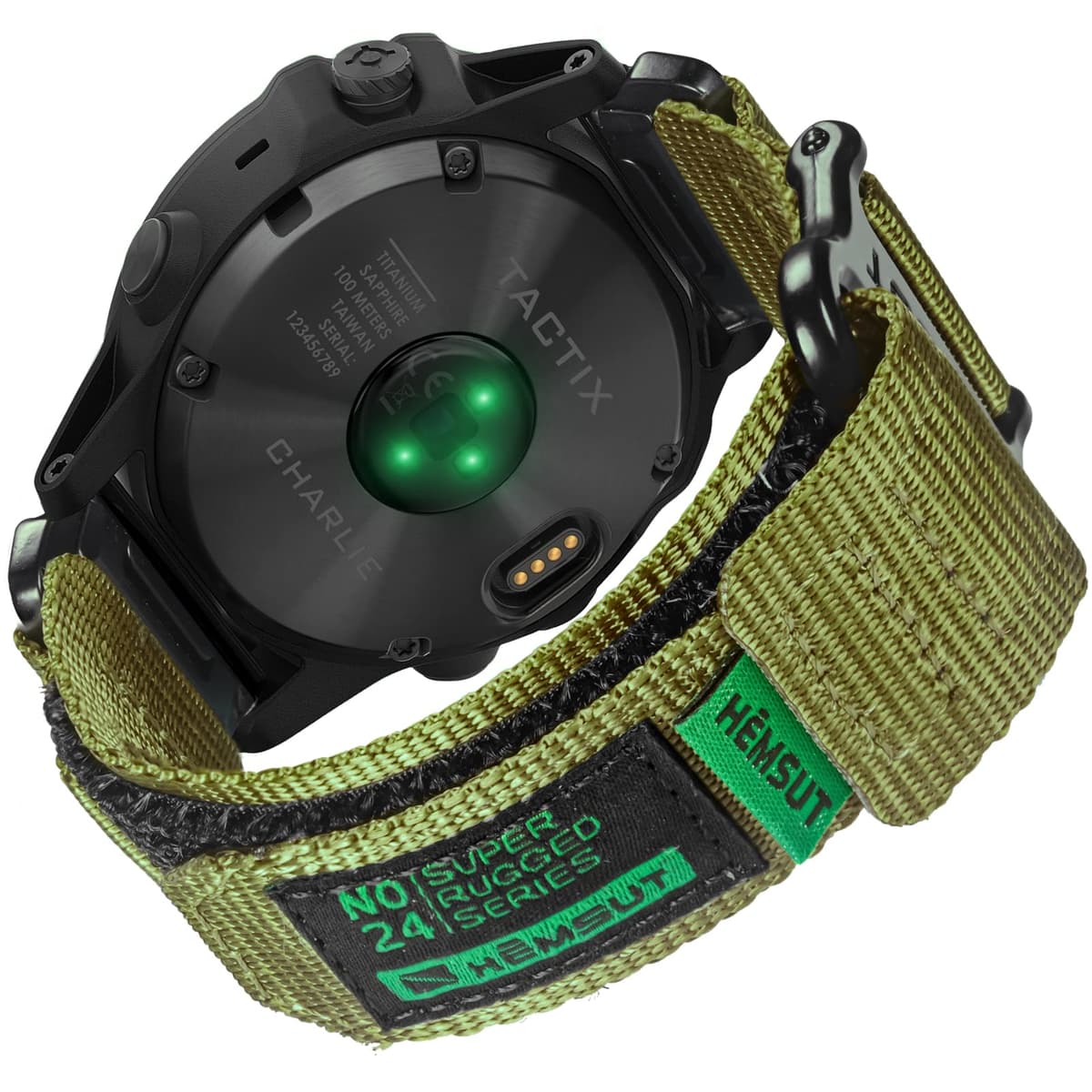 Compatible con Garmin Nylon Reloj Correa deportiva para fēnix/Forerunner/Approach/MARQ/quatix/D2 Series Correa de repuesto para hombre