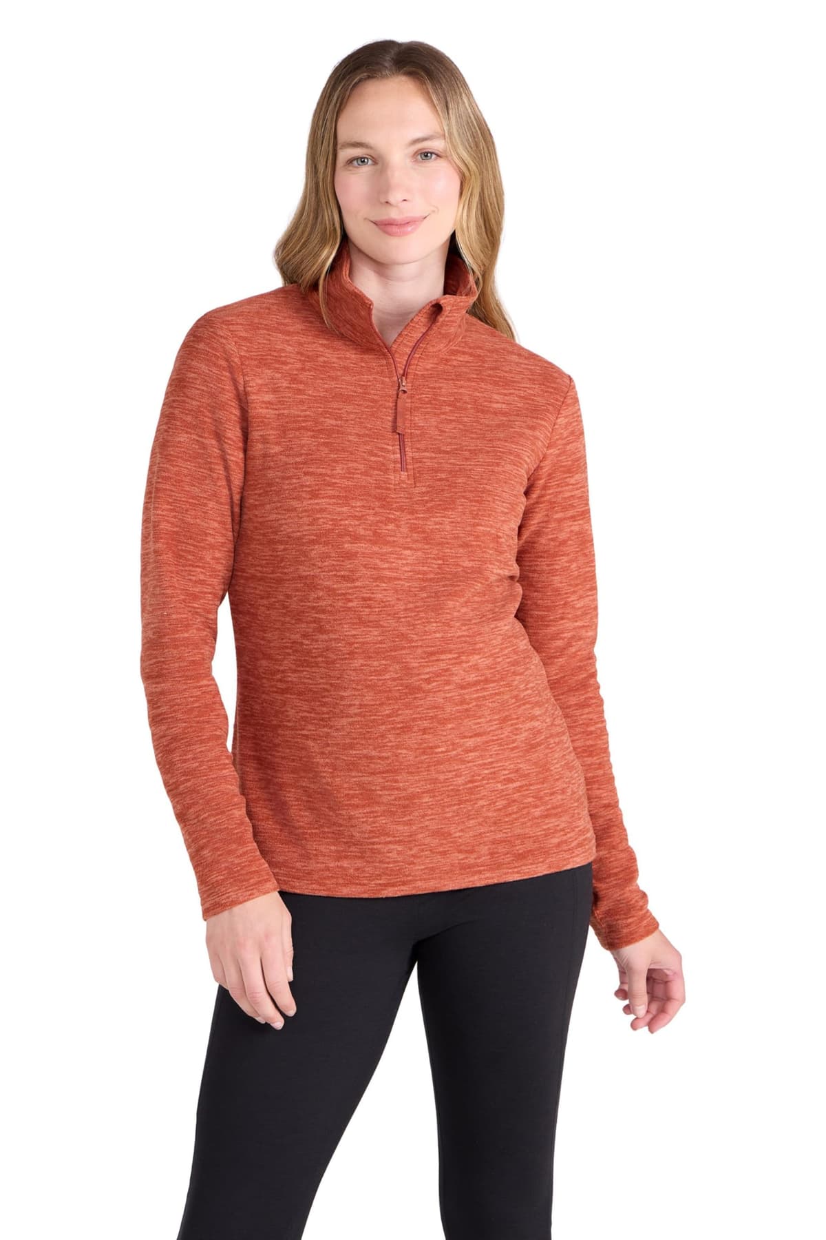 Mountain Warehouse Camber Half Zip Women's Fleece - Lightweight, Warm & Cosy Half Zip Sweatshirt - Best for Spring Summer, Camping, Outdoors, Travelling & Hiking — view 29