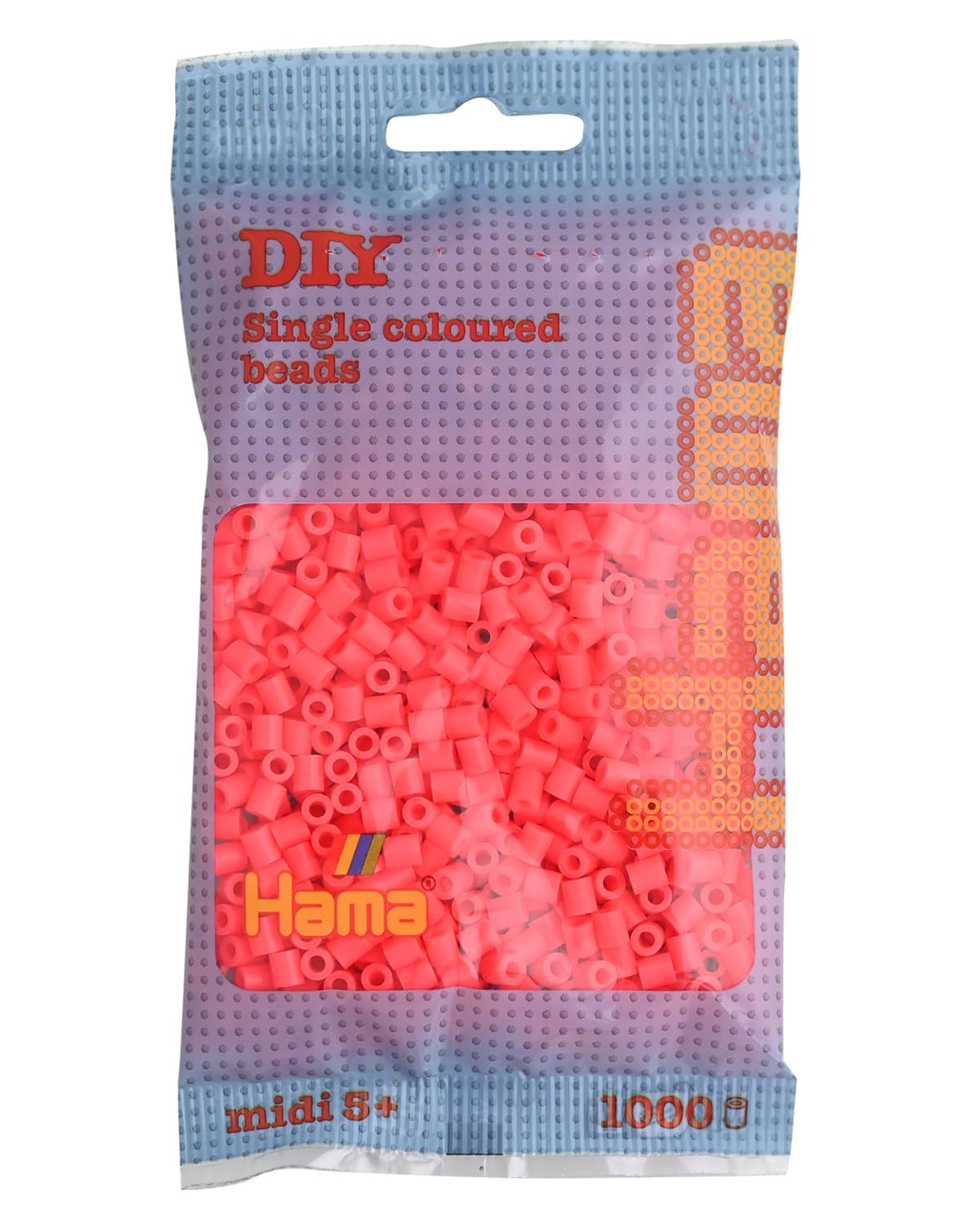 HAMA Bolsa de perlas | Aprox. 1000 cuentas midi fusibles para manualidades y mosaicos | Perlas de fusión para niños creativos 5+ | Juego de arte y decoración | Beige — view 21