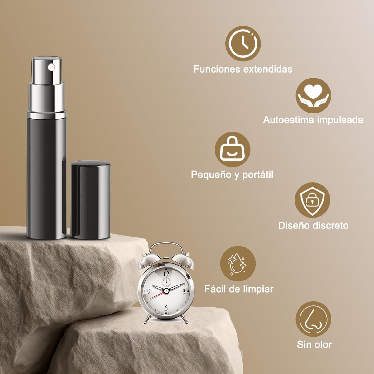 Spray Retardante Eyaculación - Prolonga el Placer y Dura Más en la Cama con Fórmula Desensibilizante de Acción Rápida, Envase Discreto y Portátil 5ml — view 2