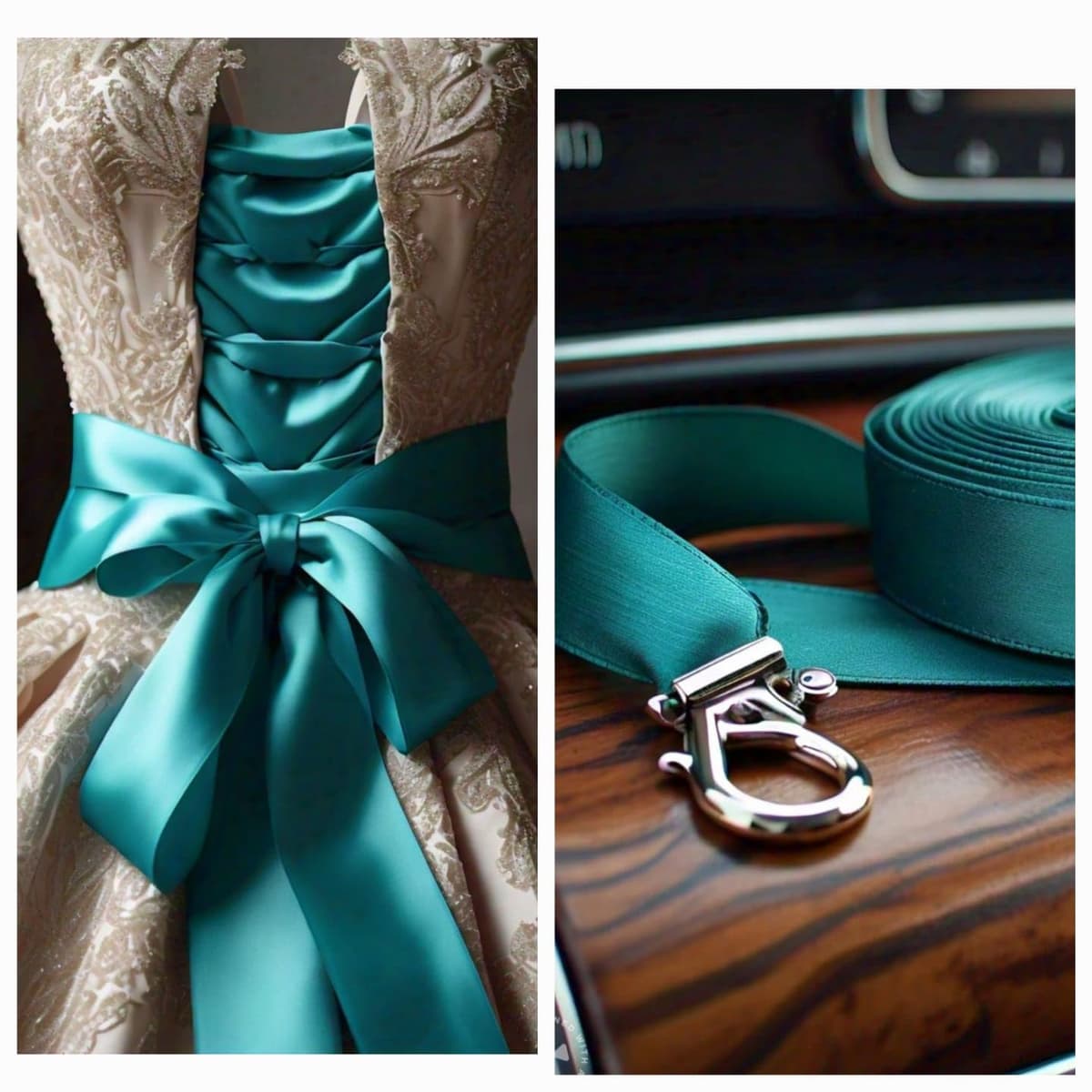 Satin Ribbon. 38mm Wide 5 Meters (Dark Green) Gift Wrap Ribbon, Ribbons for Gift Wrapping, Christmas Ribbon, Gift Wrapping Ribbon for Crafting, Wedding Party Decor — view 320