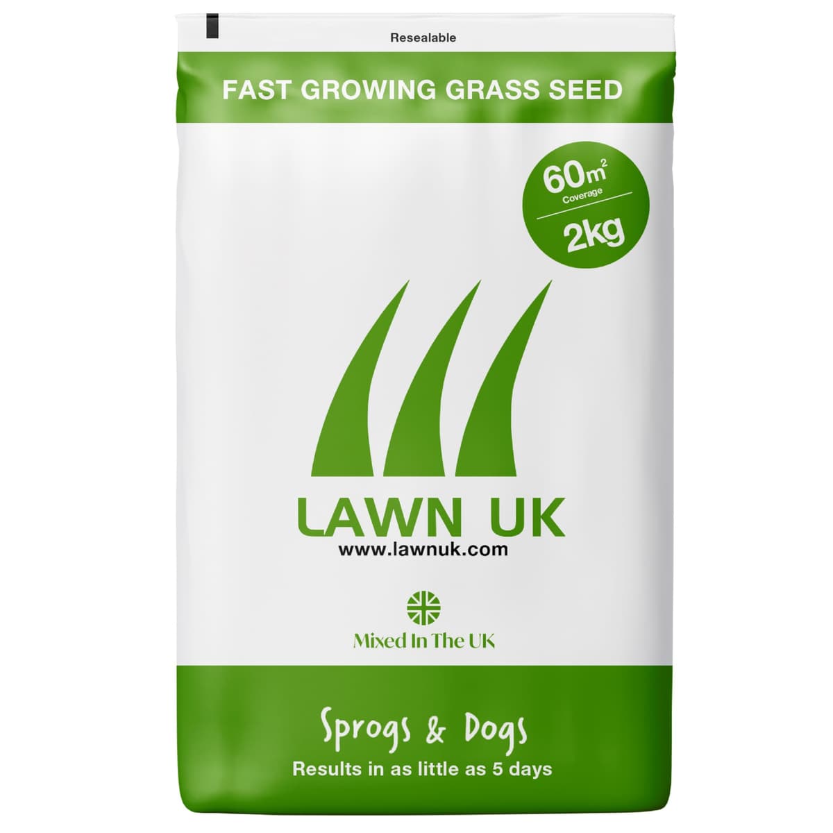 Lawn UK Hardwearing Grass Seed - Sprogs & Dogs Grass Seeds Fast Growing - 1kg up to 30sqm Coverage - Ideal for Family Lawns - Super Durable Perfect for Children & Pets — view 13