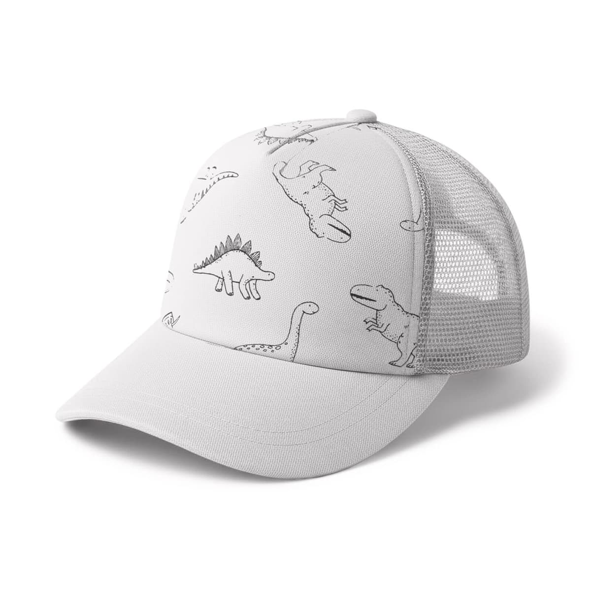 DRESHOW Niño Béisbol Gorra Bebé Sol Sombrero Lindo Sólido Color & Dinosaurio Patterned Gorras Unisex Bebé Camionero Sombreros Infantil Niño Kid Sombreros para Niños Niñas — view 12