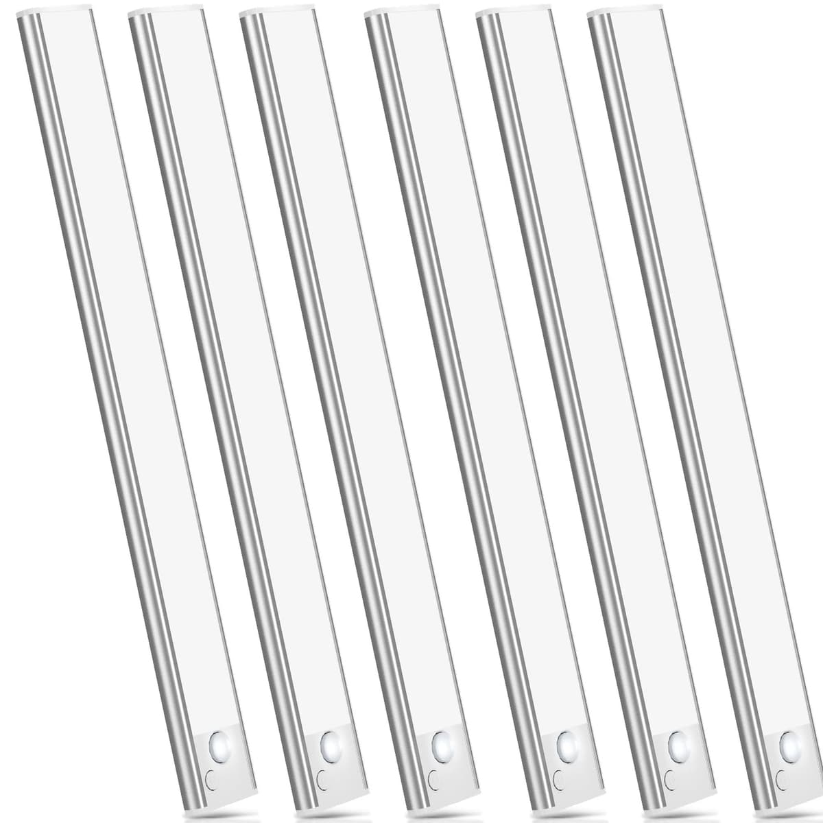 Under Cabinet Kitchen Lights Cupboard - LED Motion Sensor Light Indoor - 1100mAh Rechargeable Battery Operated - Wardrobe Strip Lighting Magnetic Stick Wireless USB Powered Shelf Stairs Counter Closet — view 10