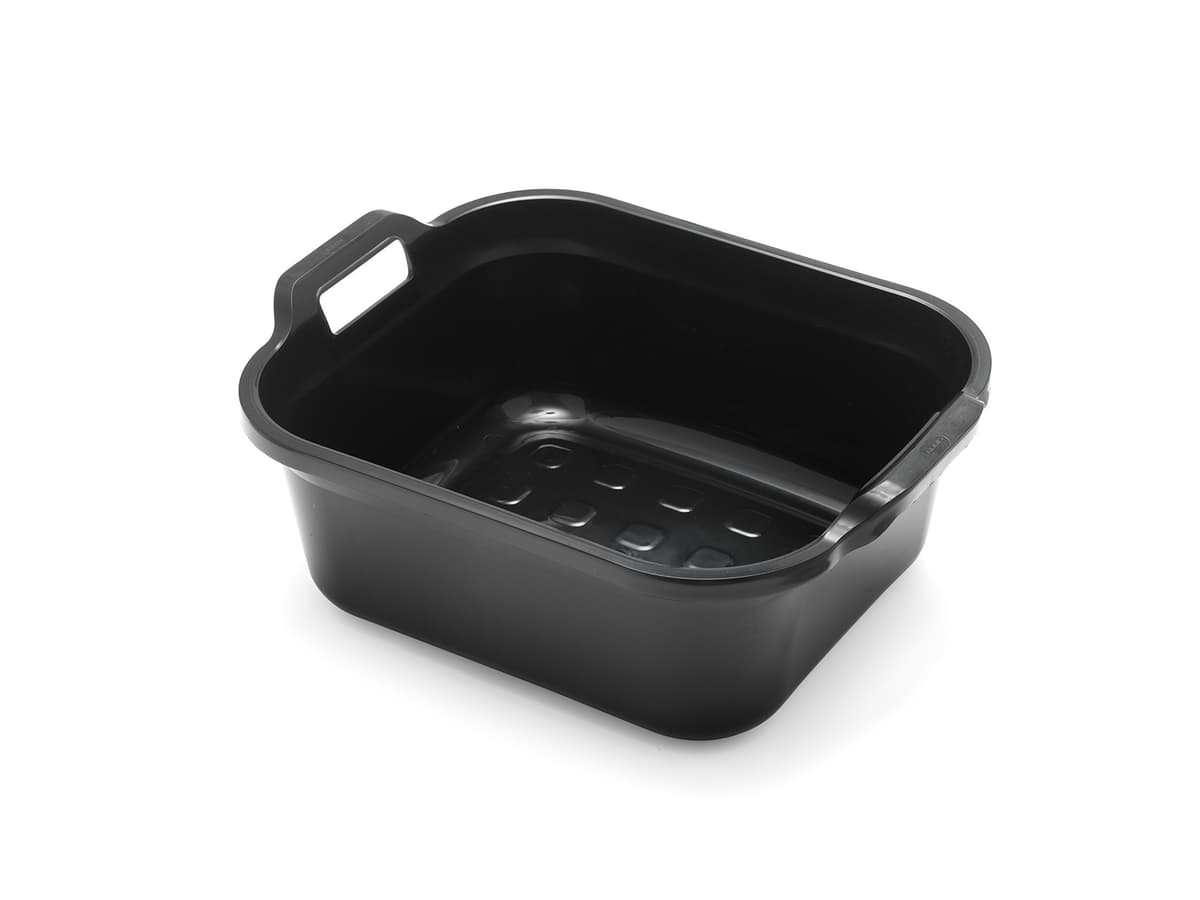 Addis 517935 Large Rectangular 10 Litre Washing Up Bowl with Handles, Metallic Silver, 39 x 32 x 14 cm — view 12
