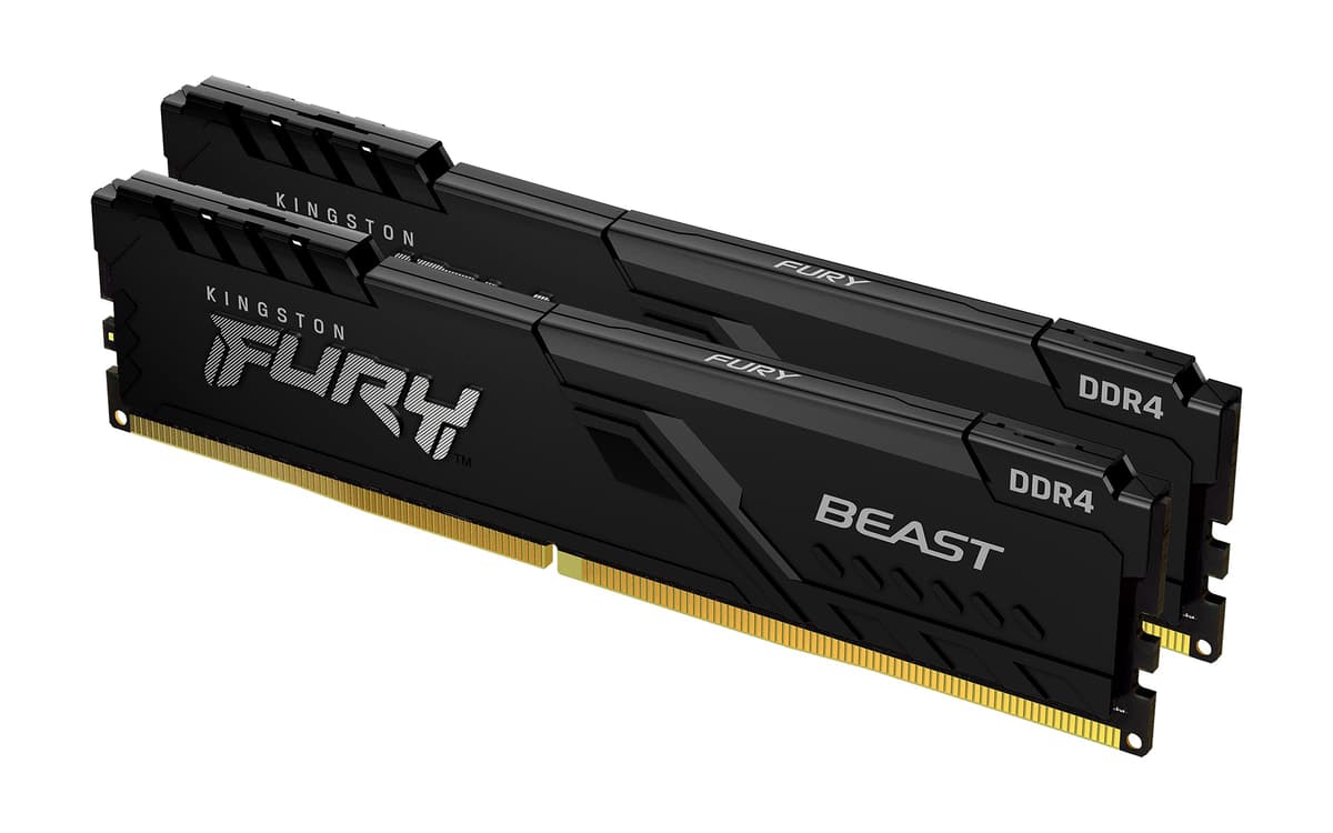 Kingston FURY Beast 64GB (2x32GB) 3200MHz DDR4 CL16 Desktop Memory Kit of 2 KF432C16BBK2/64 — view 16