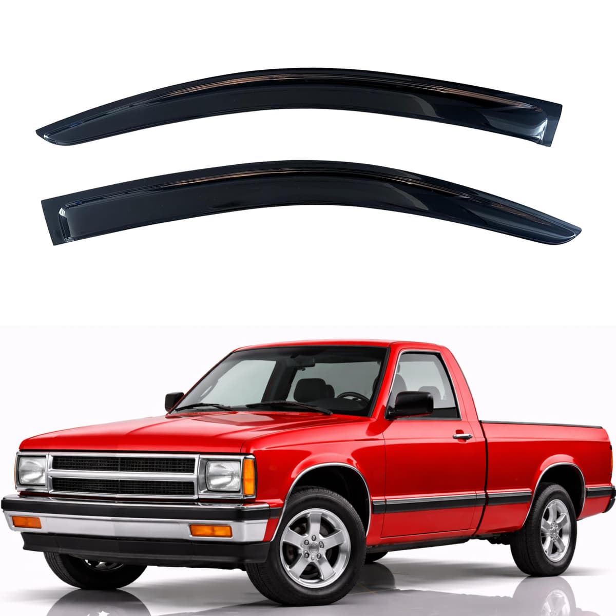 KPY Rain Guards Fit for 2006-2013 Lexus IS250 IS350, Out-Channel Window Visors Vent Wind Deflectors 4PC, Car Accessories for 06-13 Lexus is Series — view 50