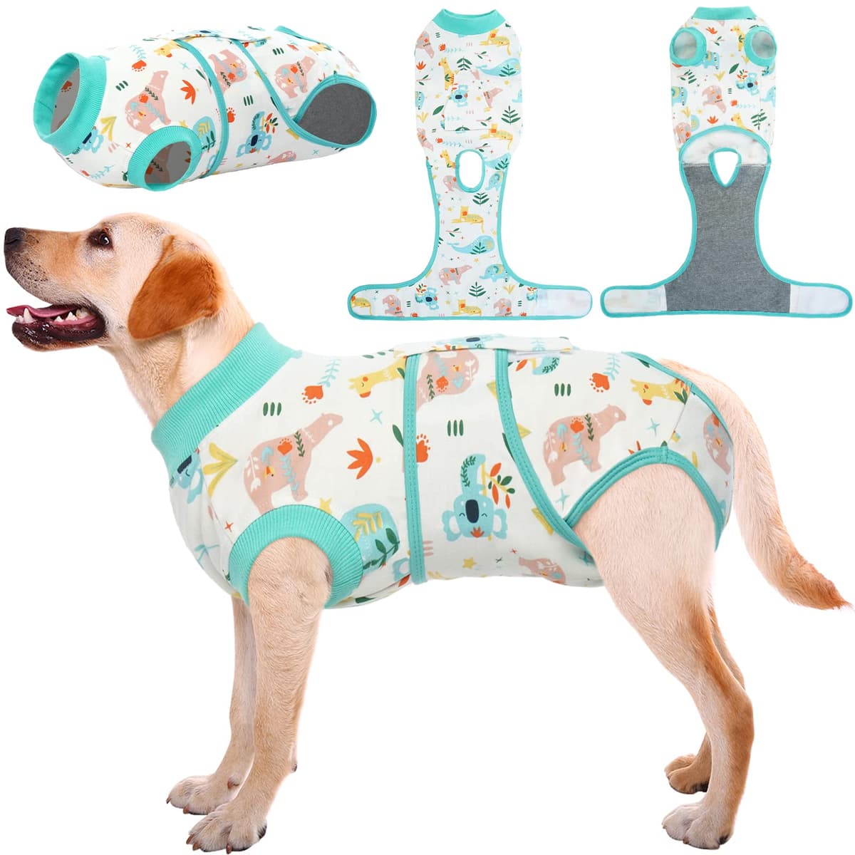 Kuoser Dog Recovery Suit Female, Dog Onesie for Surgery, Female Spay and Male Neuter Onesie for Post-Op Care, Prevent Licking Puppy Onesies — view 39