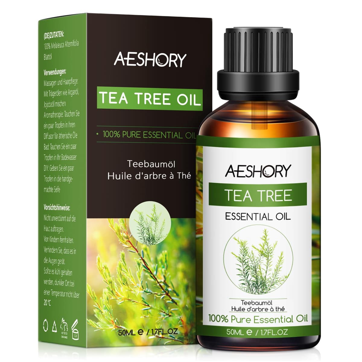 AESHORY Aceite Esencial de Rosa 50ML, Natural Aceite de Aromaterapia de Rosa, Aceites de Fragancia Premium para Humidificador, Masaje, Baño, Cuidado la Piel, Relajación y Calma — view 24
