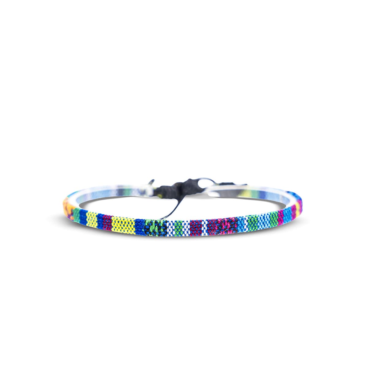 Made by Nami Tobilleras Mujer Impermeables Ajustables 19-38cm Pulseras Boho de Hilo Algodón 100% Turquesa — view 4