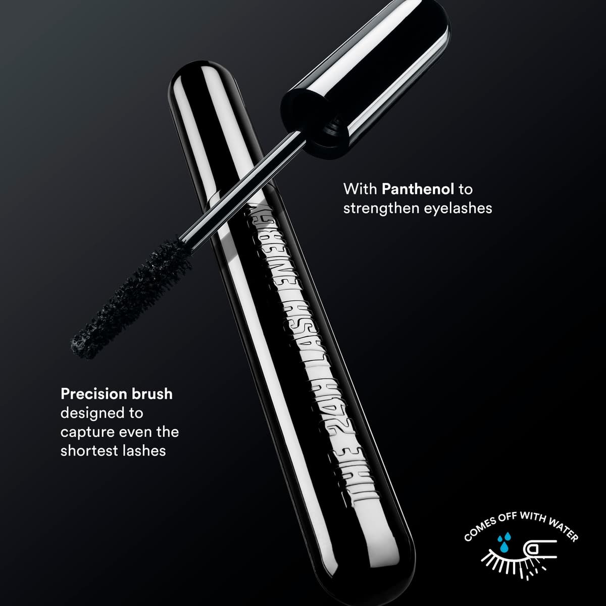 3INA MAKEUP - The 24H Lash Energy Tubing Mascara 900 - Black Mascara for Volume and Length - With Panthenol - Long Lasting — view 4