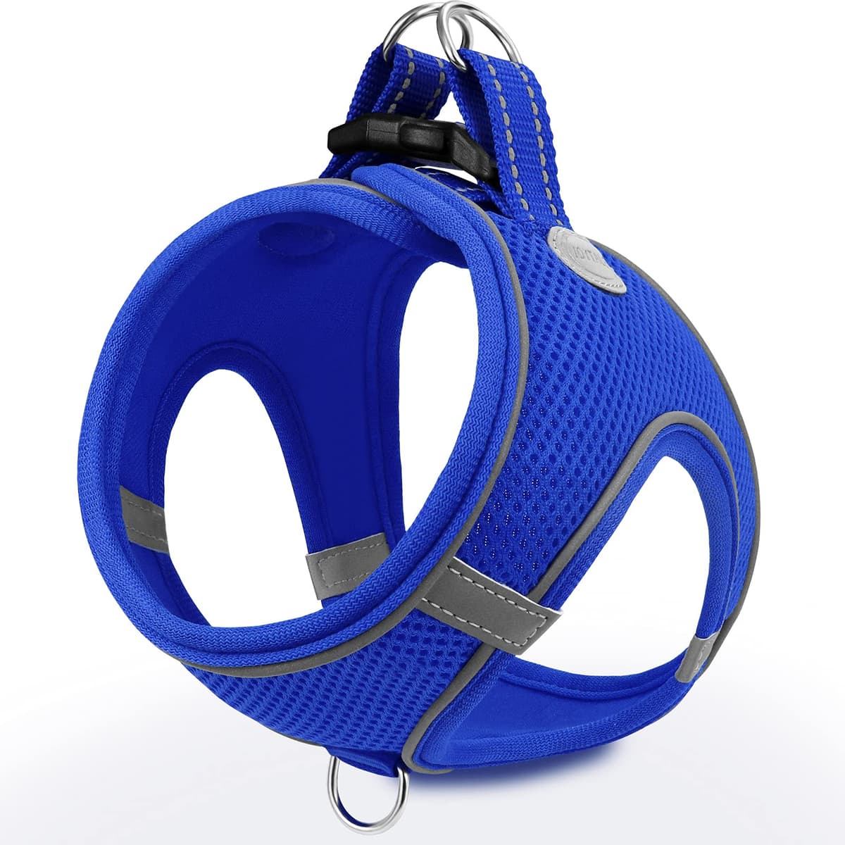 Joytale Arnes Perro, Reflectante Cómodo Transpirable Arnés, Perros Arneses Chaleco para Gato y Cachorros Perro, Azul Marino, S