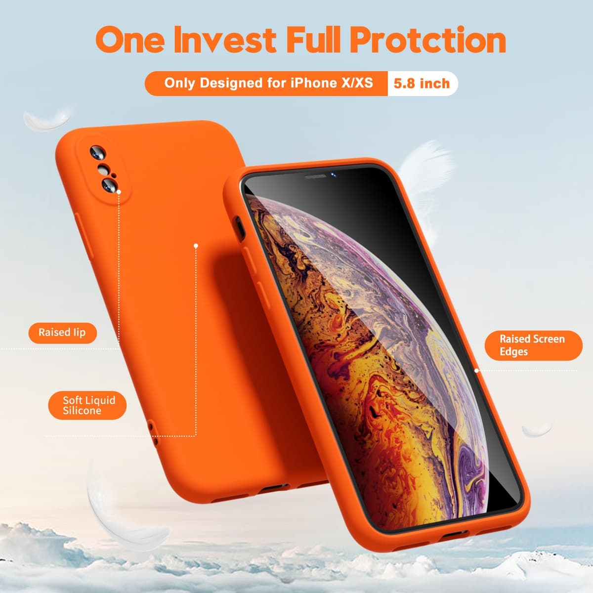 oakxco for iPhone 17 Pro Max Phone Case Liquid Silicone, Cute Thin Slim Grip Soft Rubber Gel for Women Men, Smooth Matte TPU Plain Solid Color Girly Simple Case with Camera Cover, Light Pink — view 353