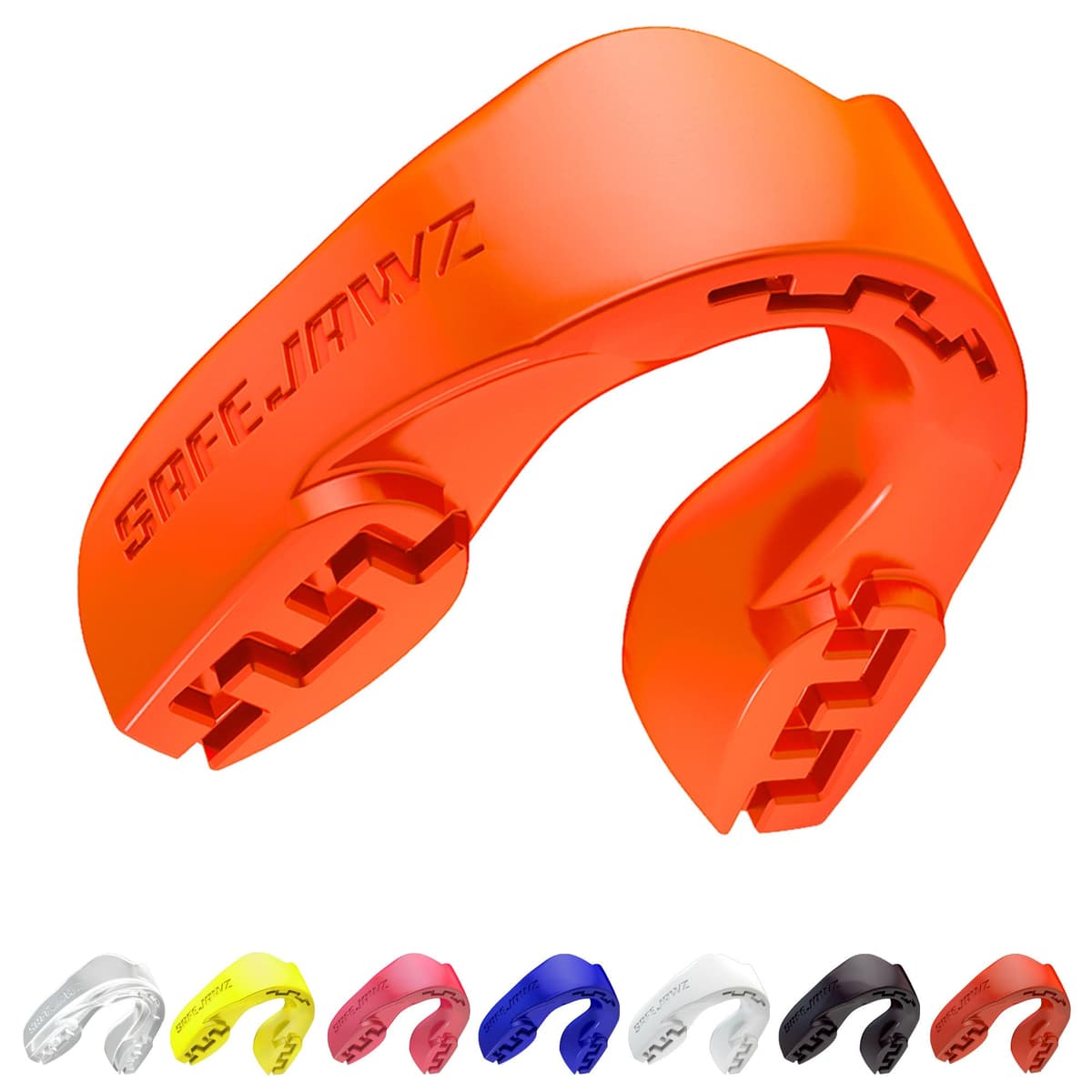 SAFEJAWZ Protector bucal Adultos y niños para Todos los Deportes de Contacto, incluidos Rugby, MMA, Artes Marciales de Kickboxing, Judo, Hockey y Boxeo — view 7